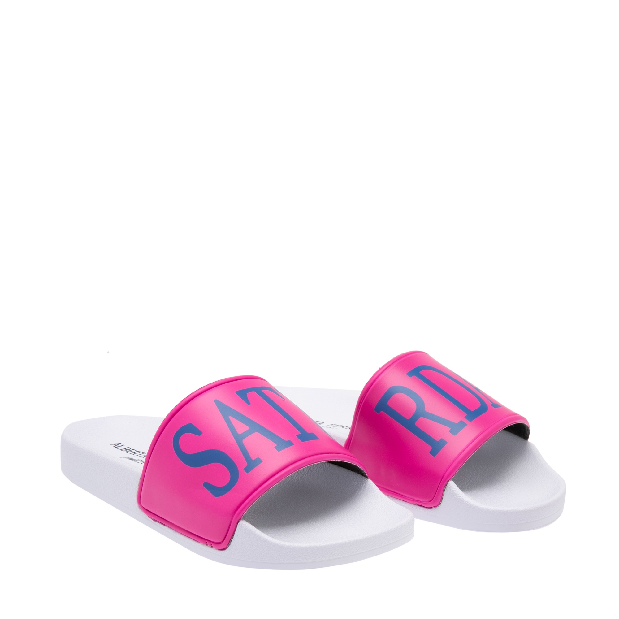 

Monday rubber slides, Pink