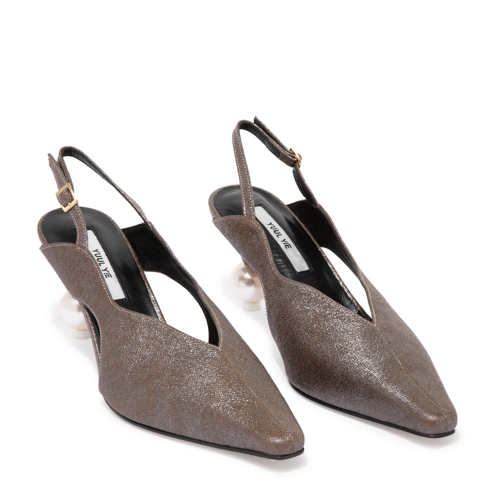 

Doreen slingback pumps, Metallic