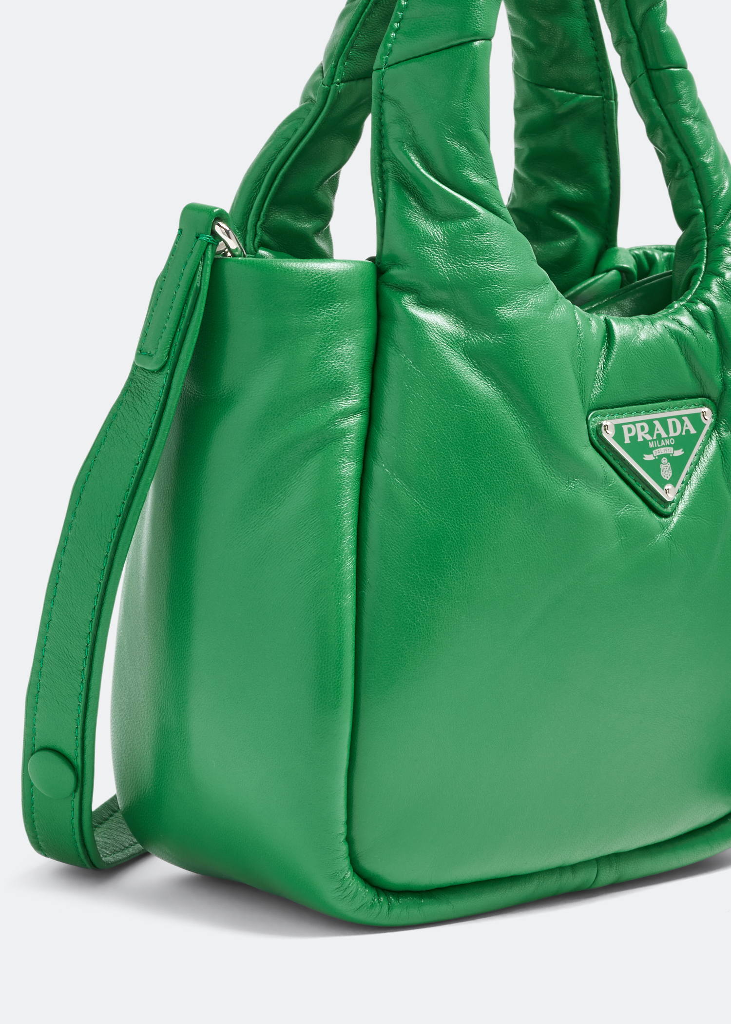 

Padded small soft bag, Green