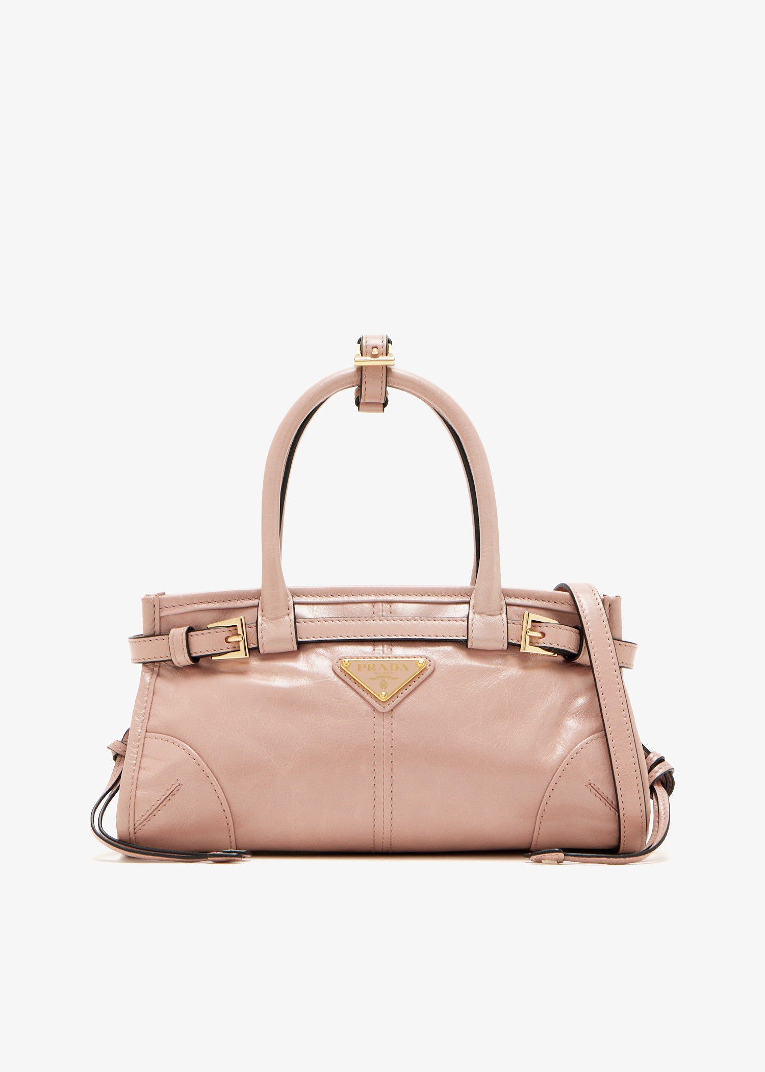 

Prada Bonnie leather mini handbag, Pink