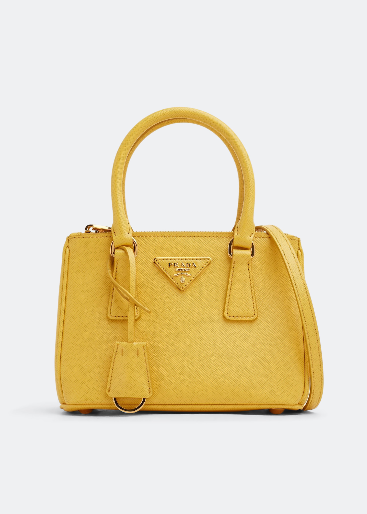 

Galleria leather micro bag, Yellow