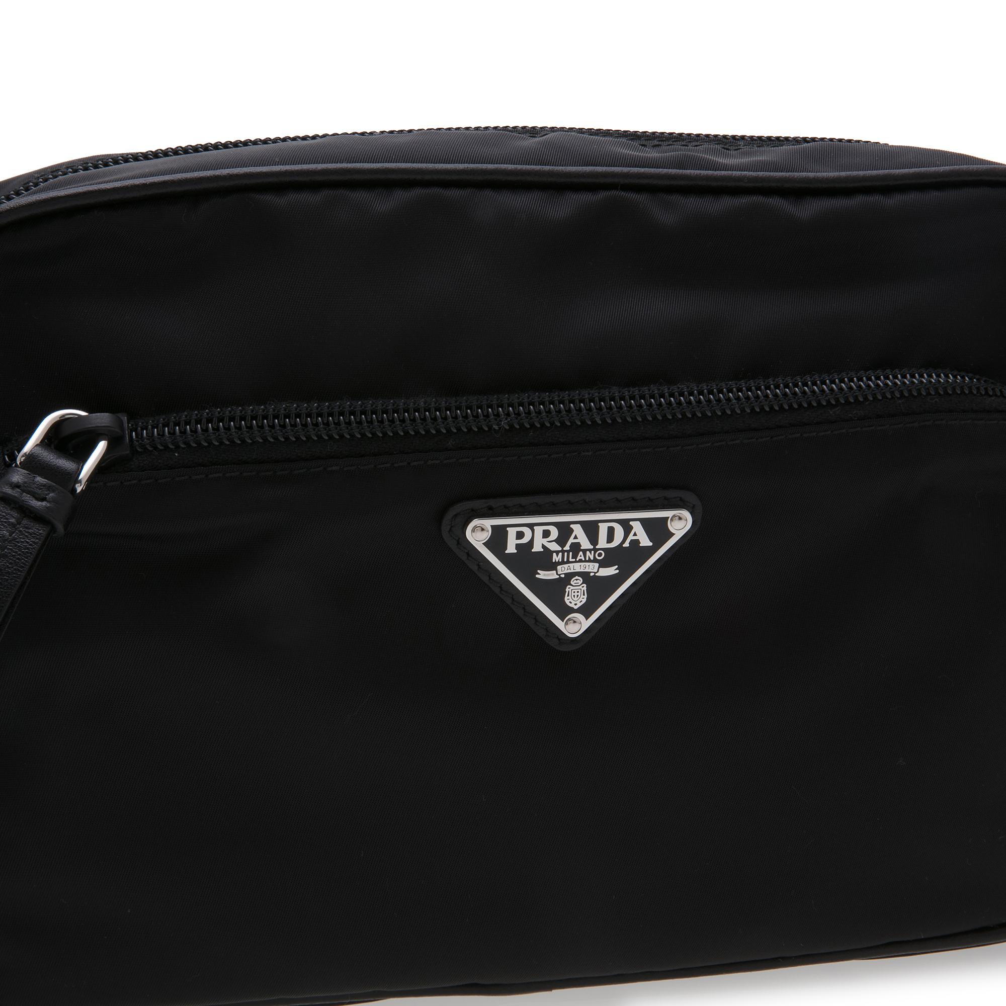 

Nylon shoulder bag, Black