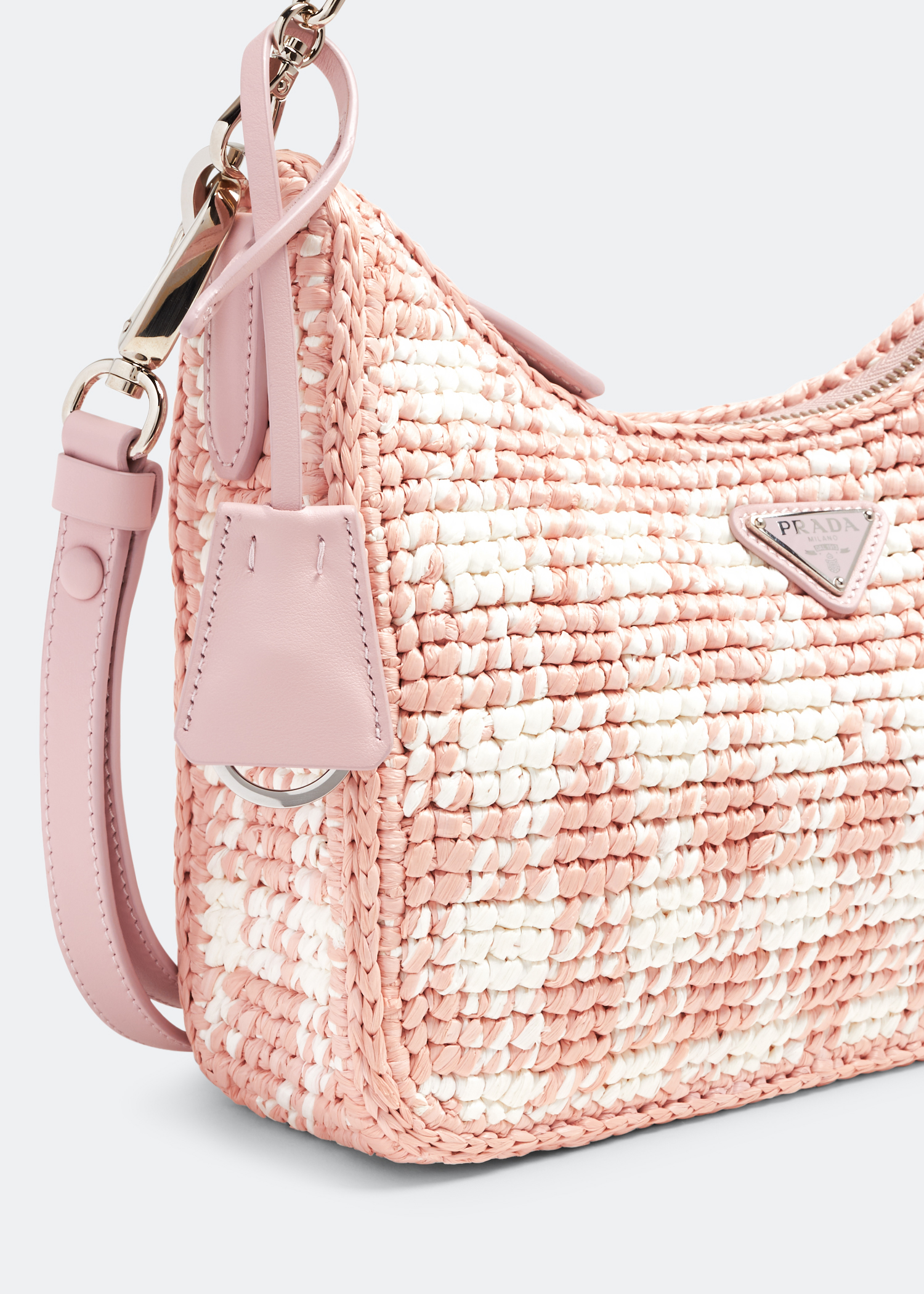 

Re-Edition crochet mini bag, Pink