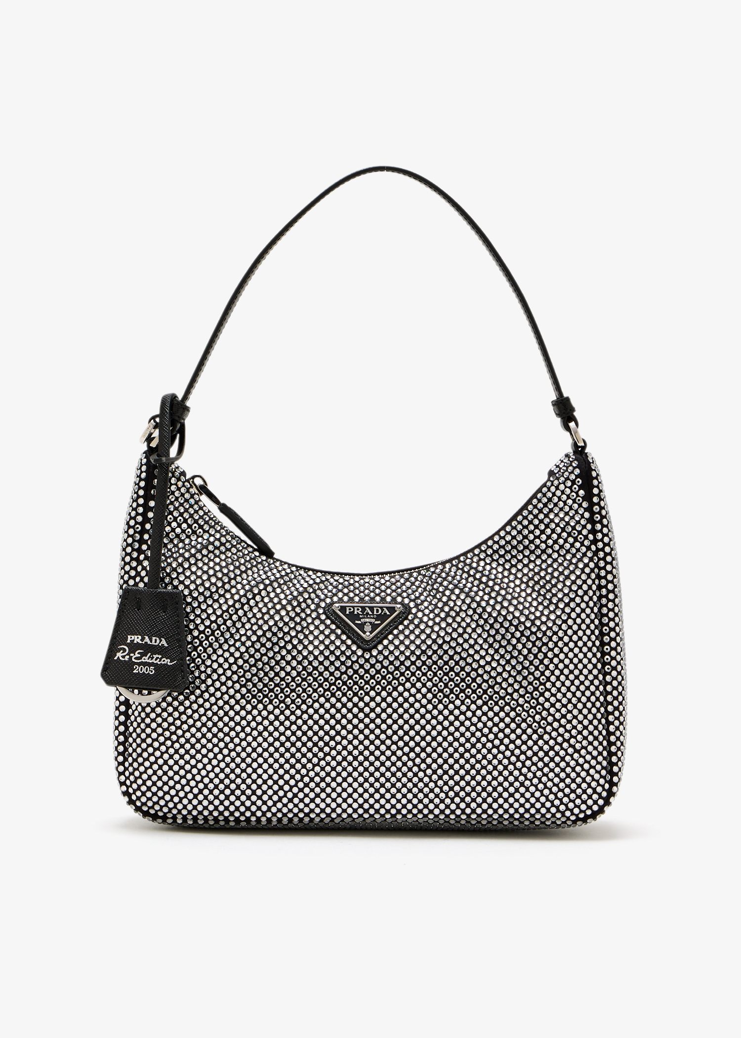 

Prada Re-Edition 2005 crystal-studded mini bag, Black
