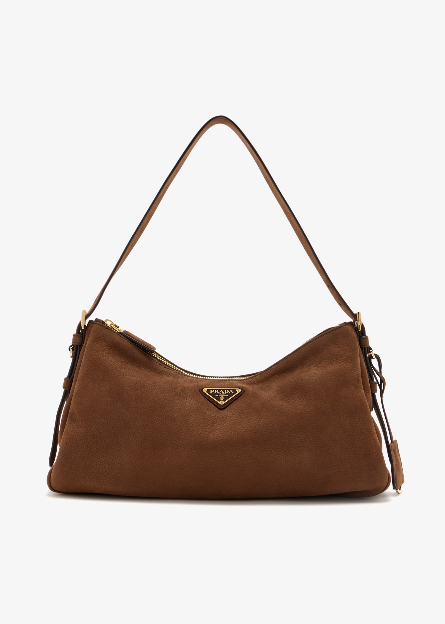 

Prada Aimée large shoulder bag, Brown