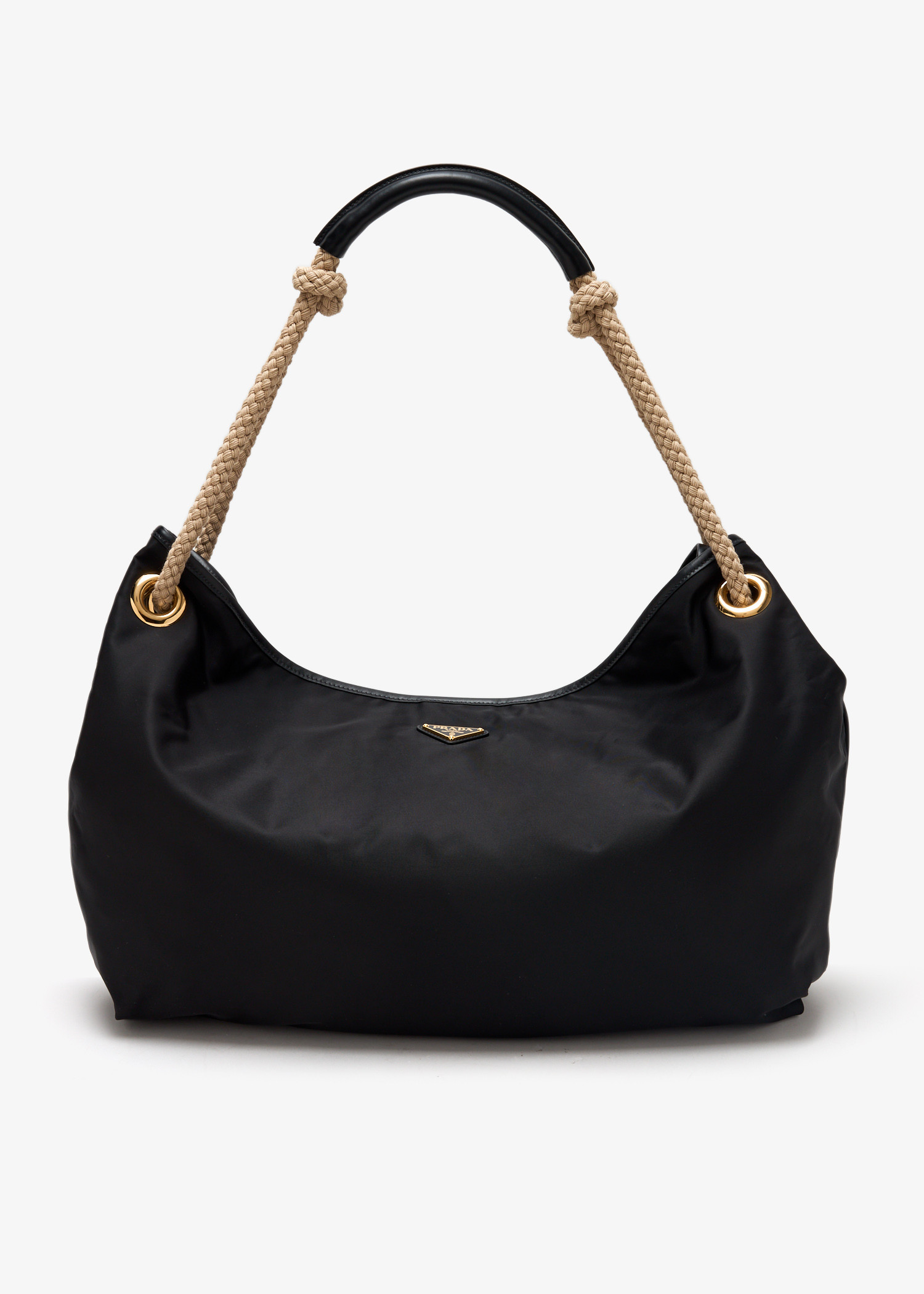 

Prada Mariner Re-Nylon large shoulder bag, Black