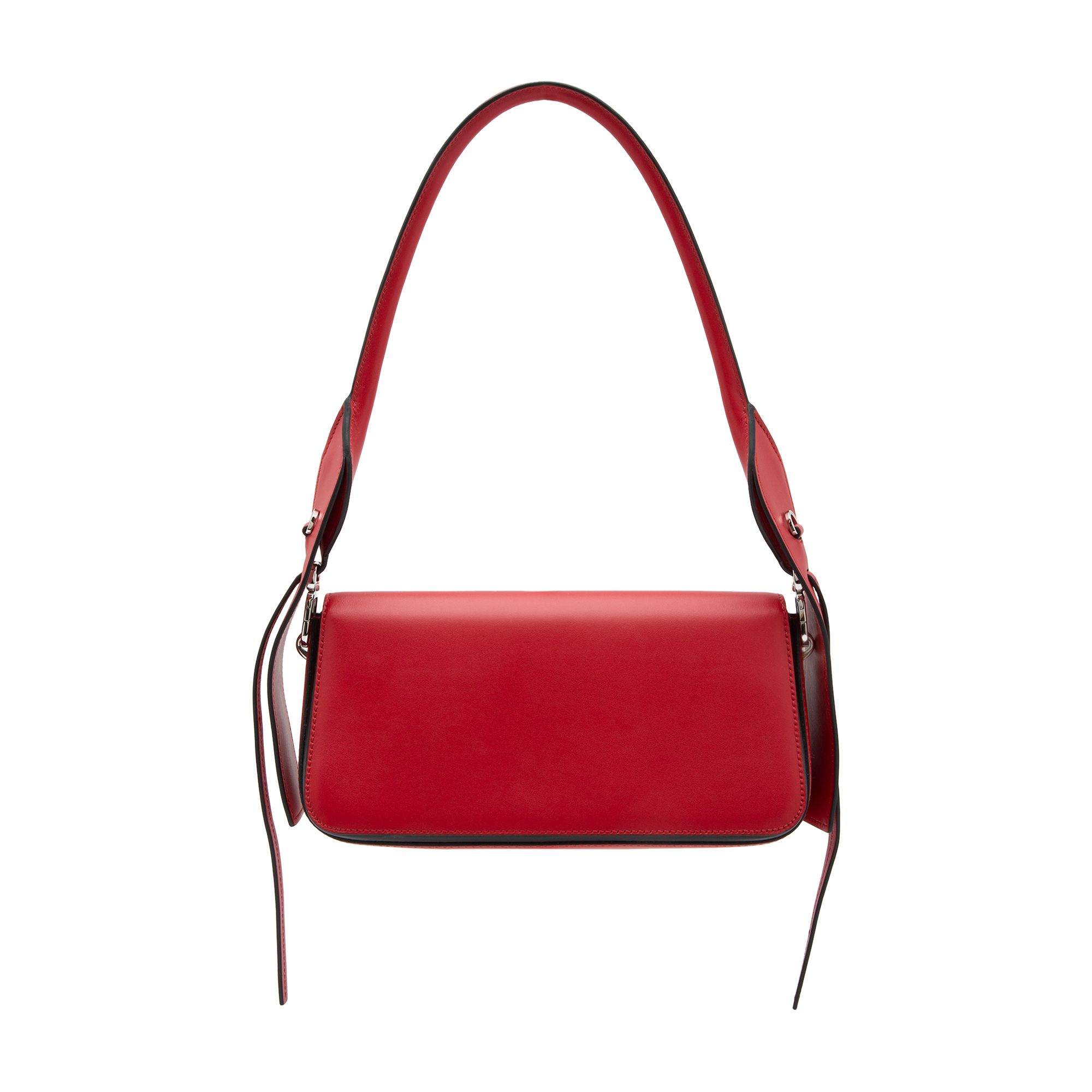 

Manuelle leather shoulder bag, Red