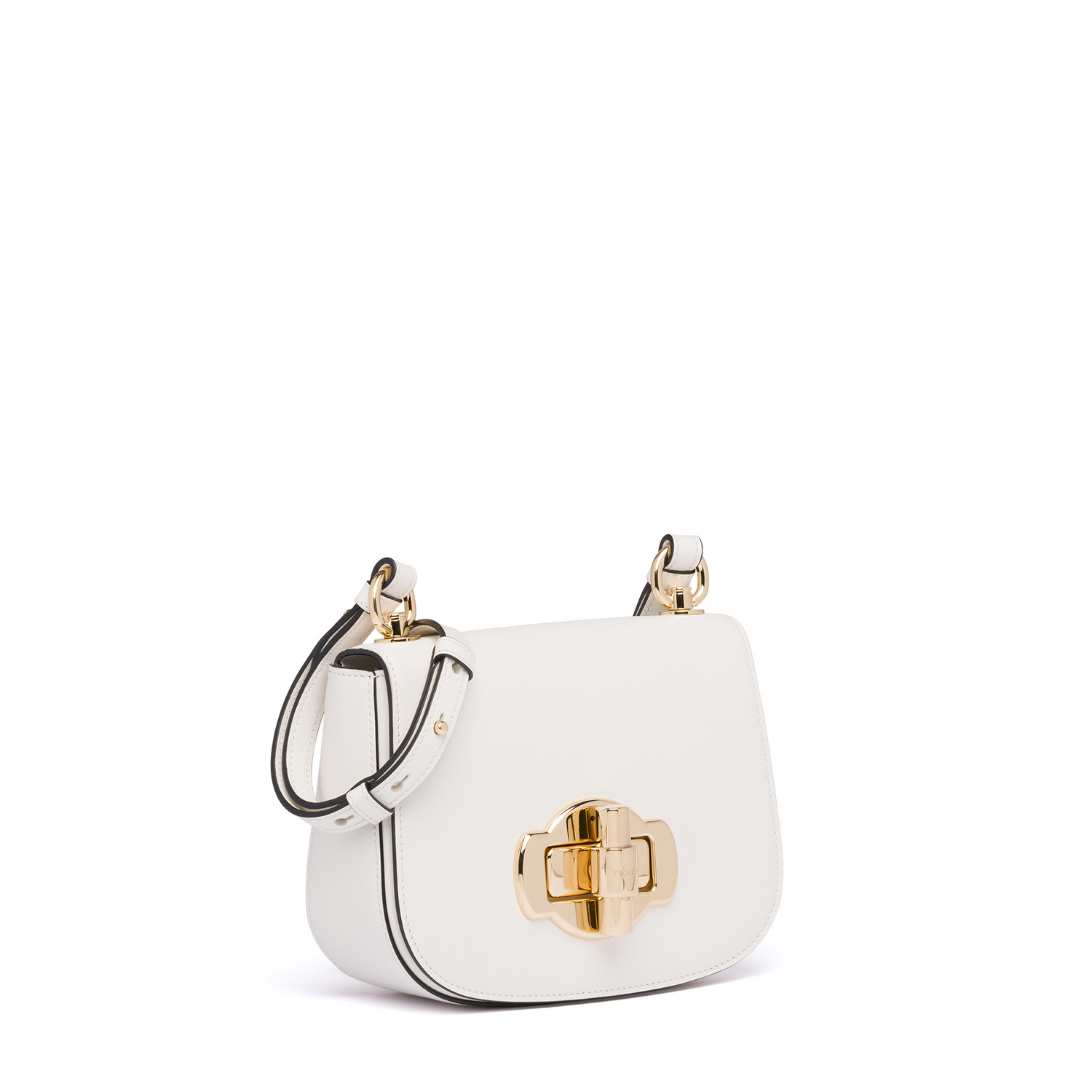 

Leather crossbody bag, White