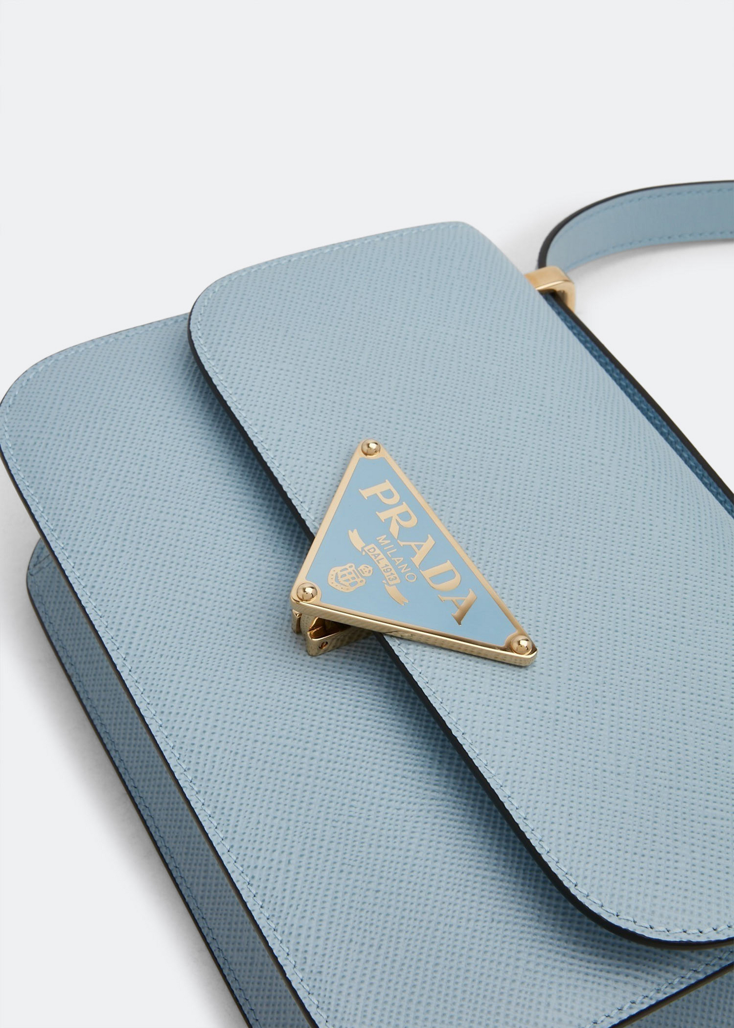 

Leather shoulder bag, Blue