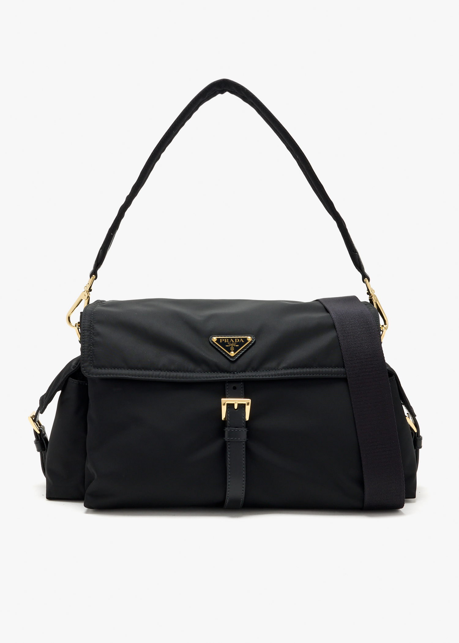 

Prada Explore large Re-Nylon shoulder bag, Black