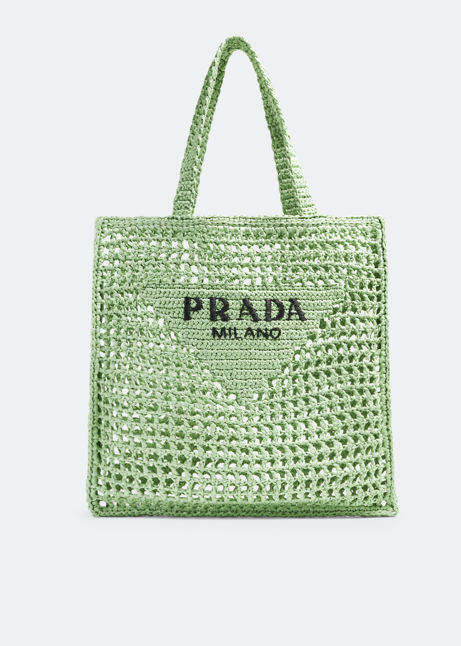 

Raffia tote bag, Green