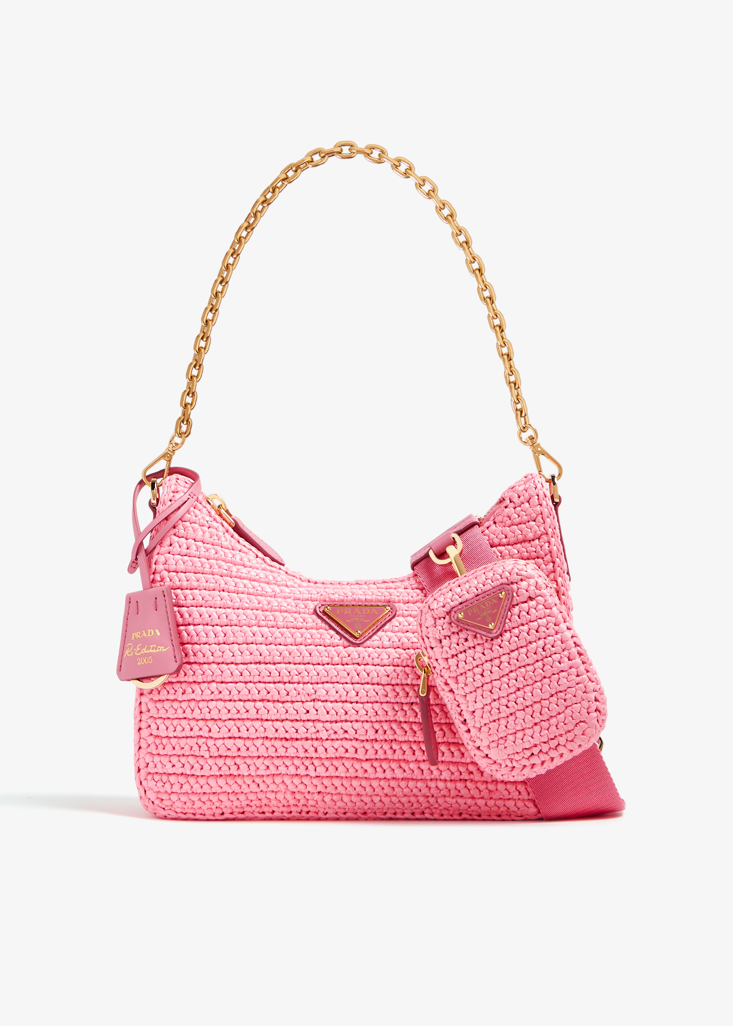 

Re-Edition 2005 crochet bag, Pink