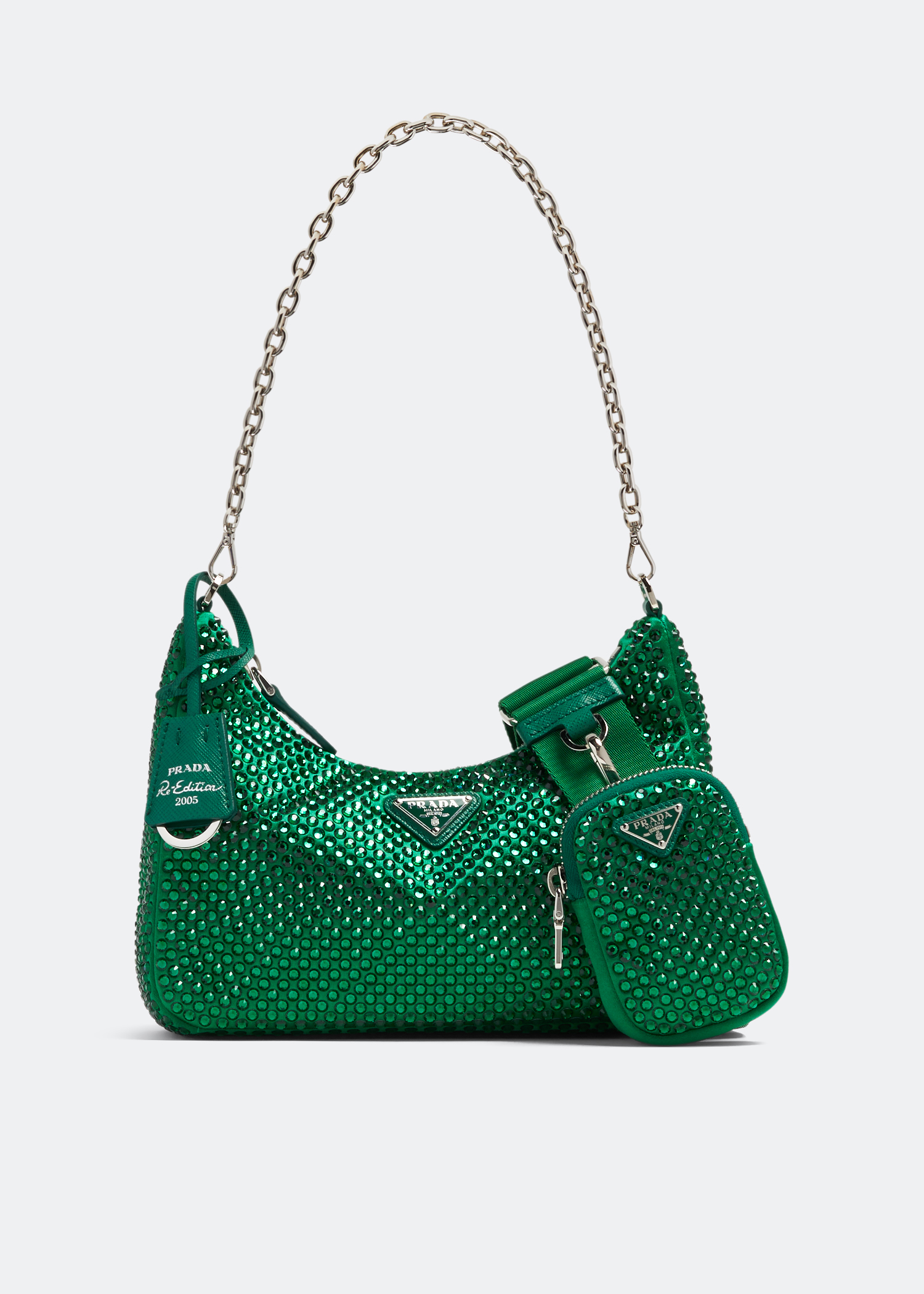 

Re-Edition 2005 leather mini bag, Green