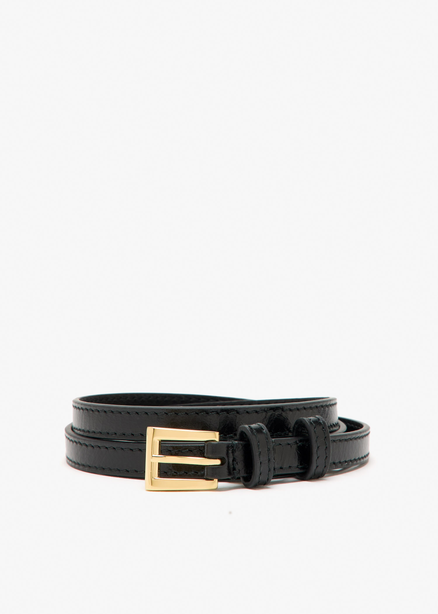 

Leather belt, Black
