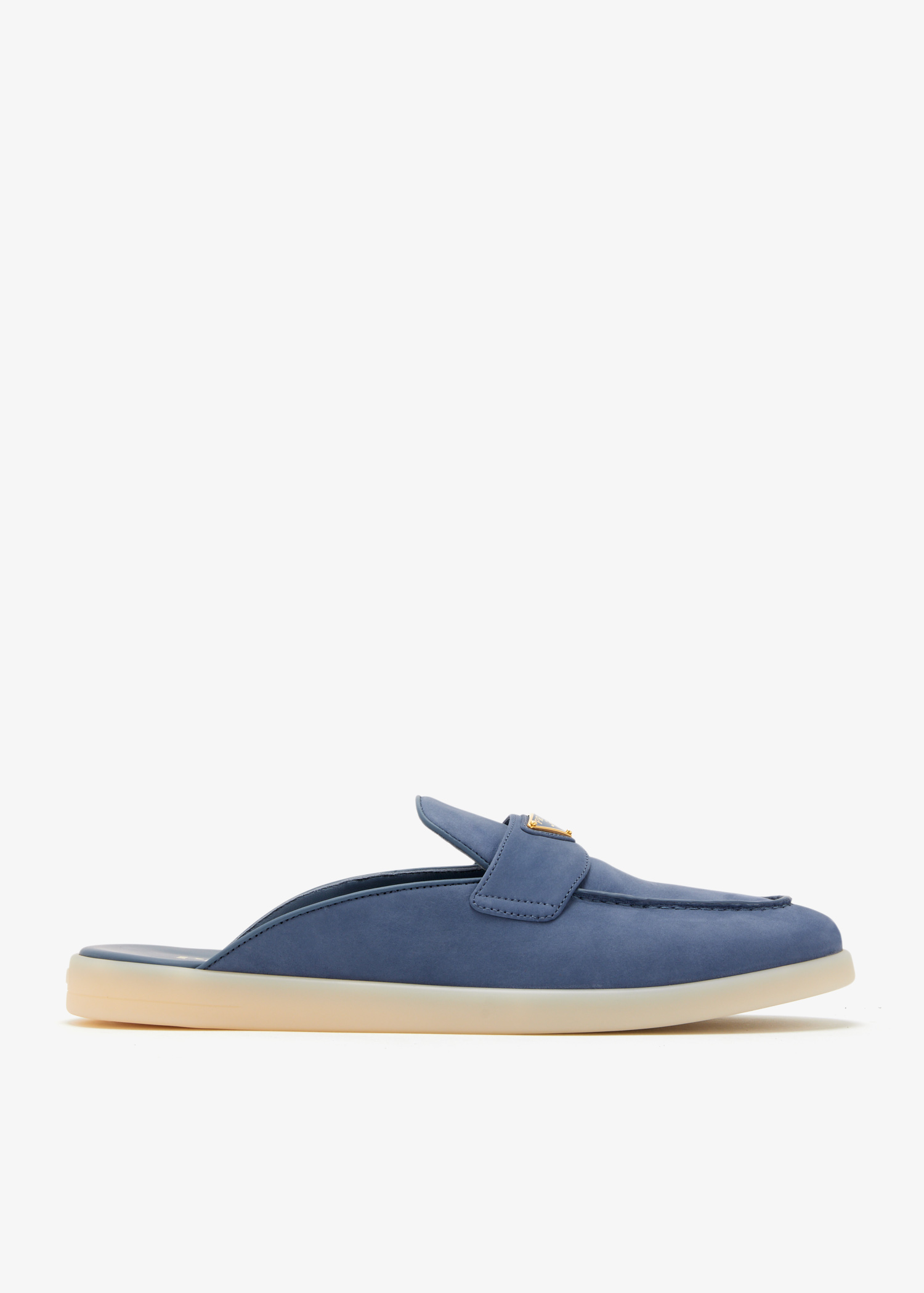 

Nubuck mules, Blue