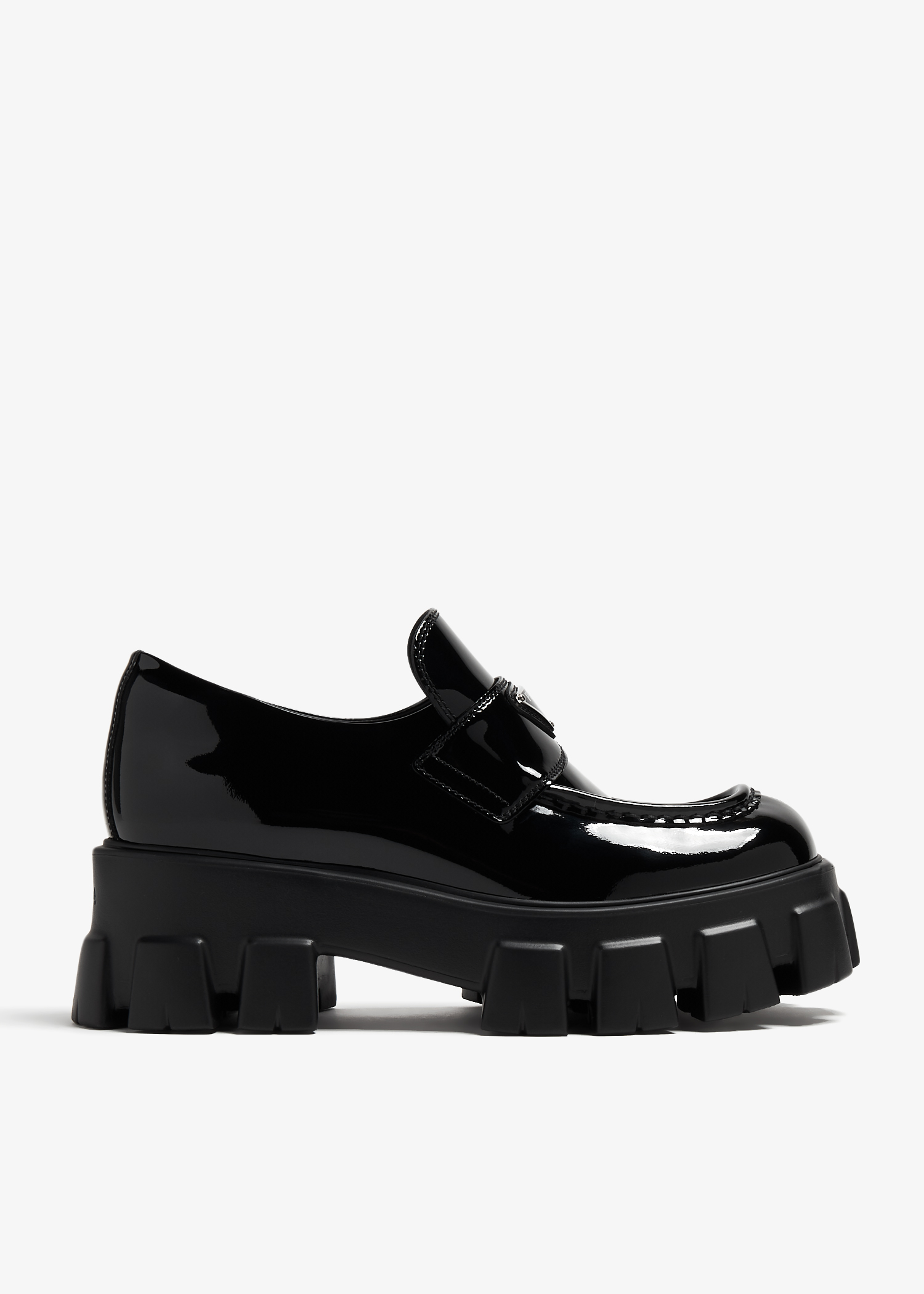 

Patent leather Monolith loafers, Black