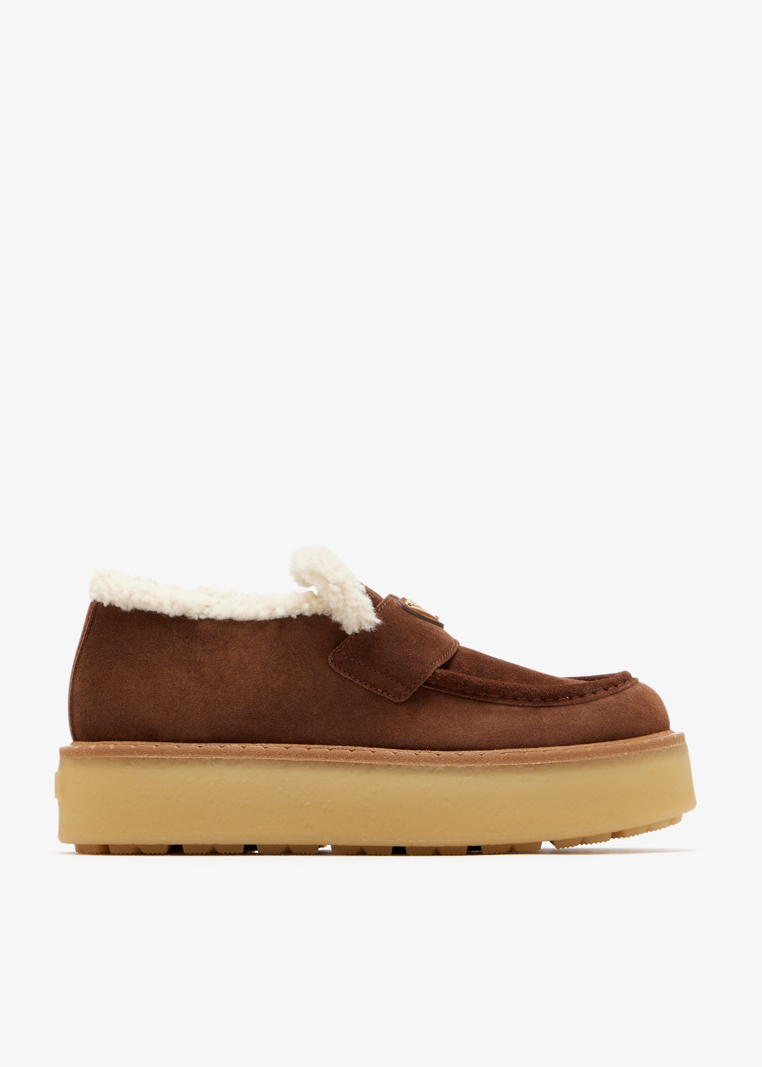 

Suede loafers, Brown
