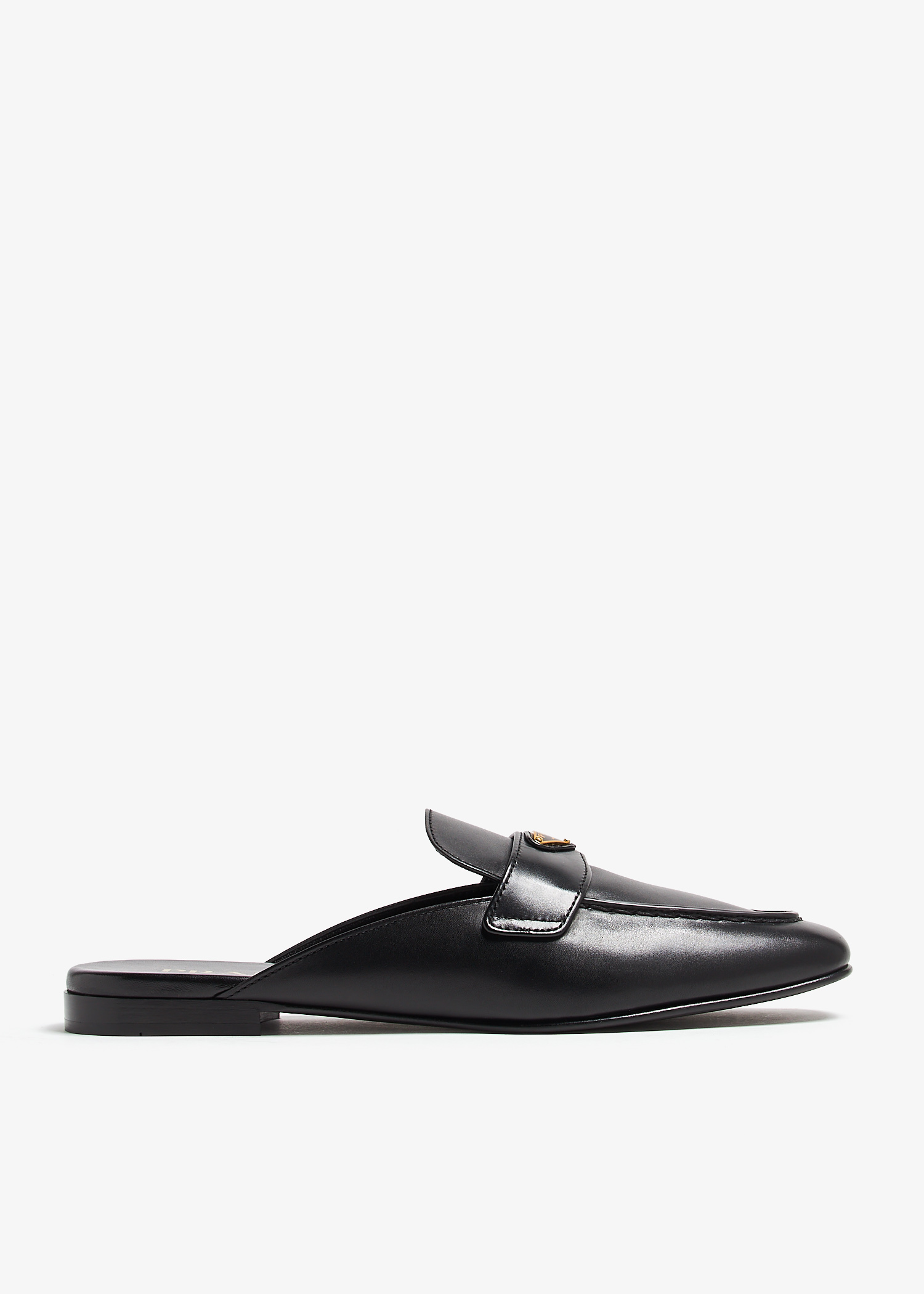 

Leather mules, Black