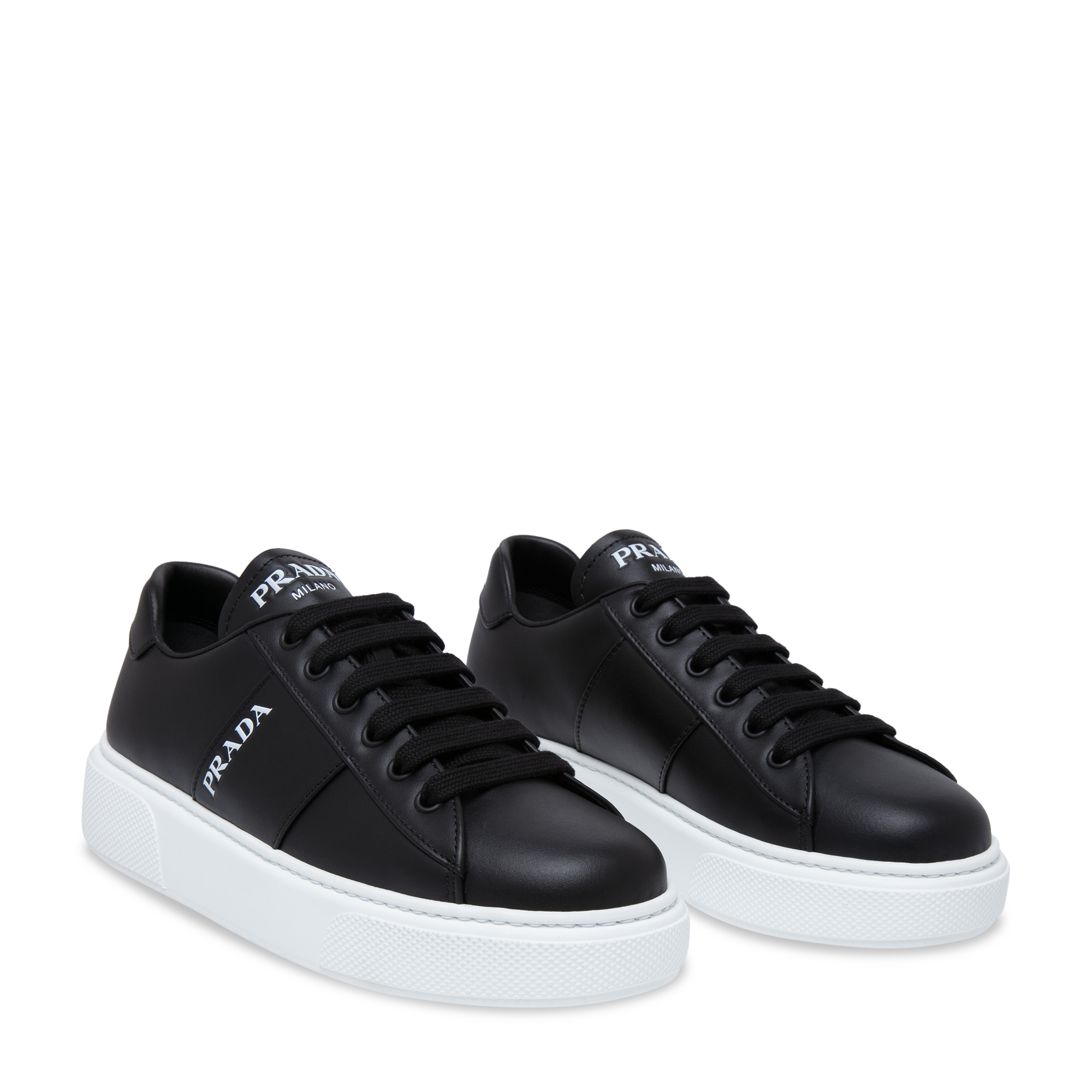 

Leather sneakers, Black