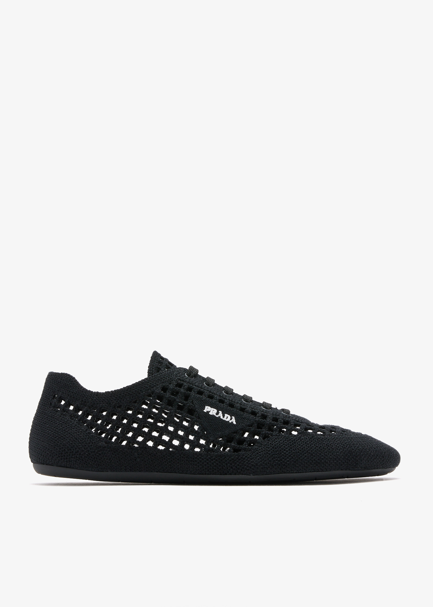 

Collapse crochet laced sneakers, Black