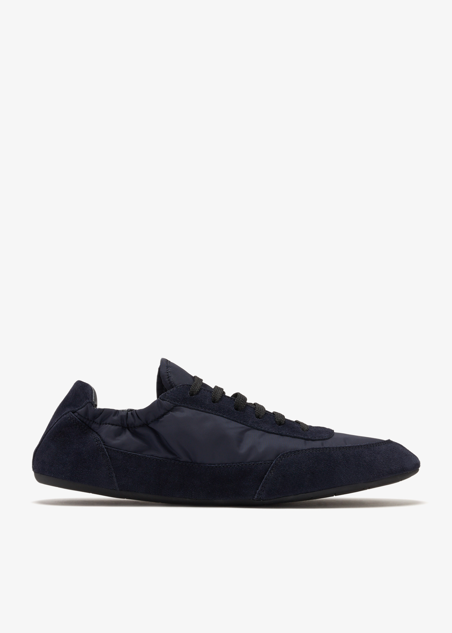 

Collapse Re-Nylon and suede sneakers, Navy