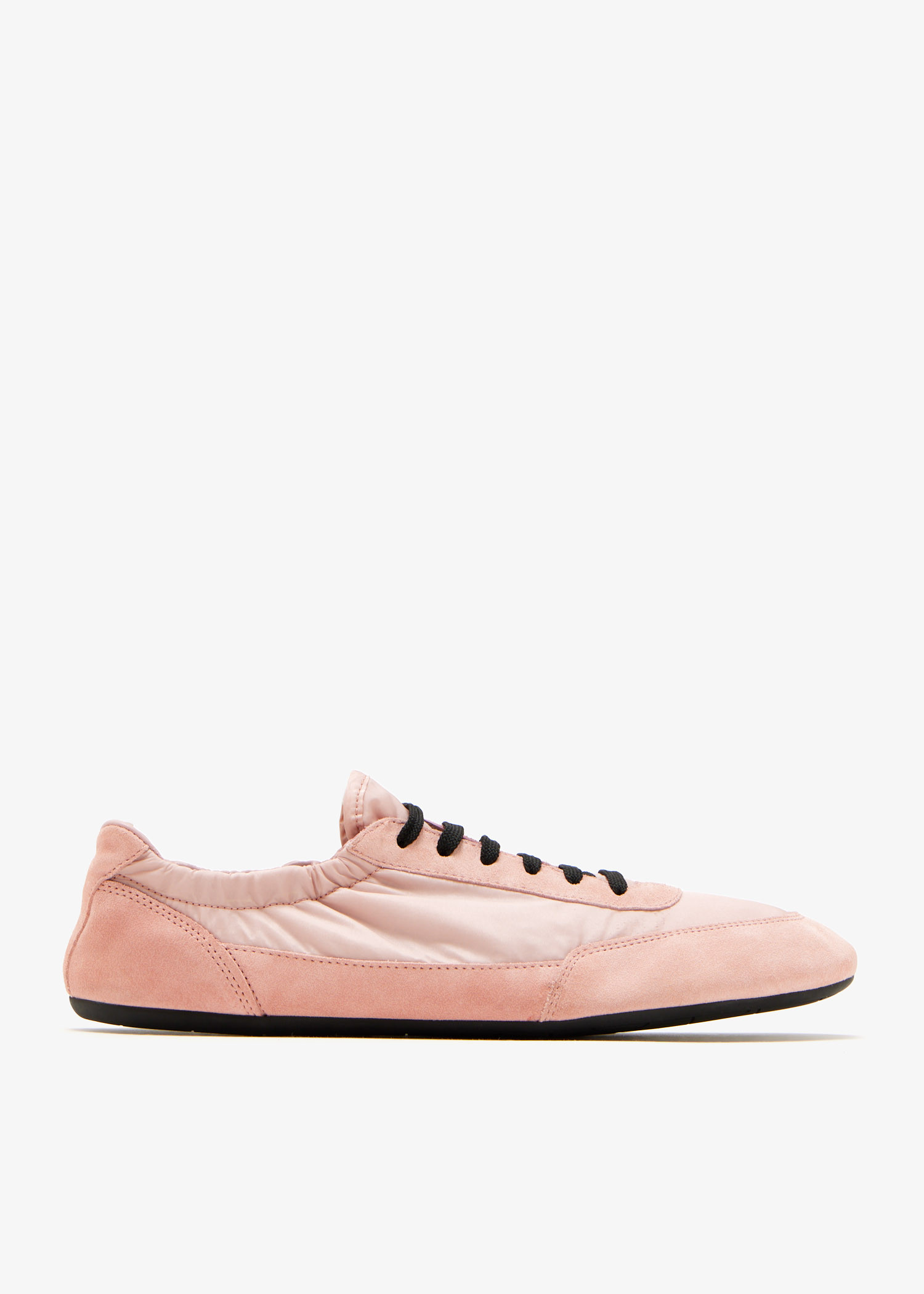 

Collapse Re-Nylon and suede sneakers, Pink