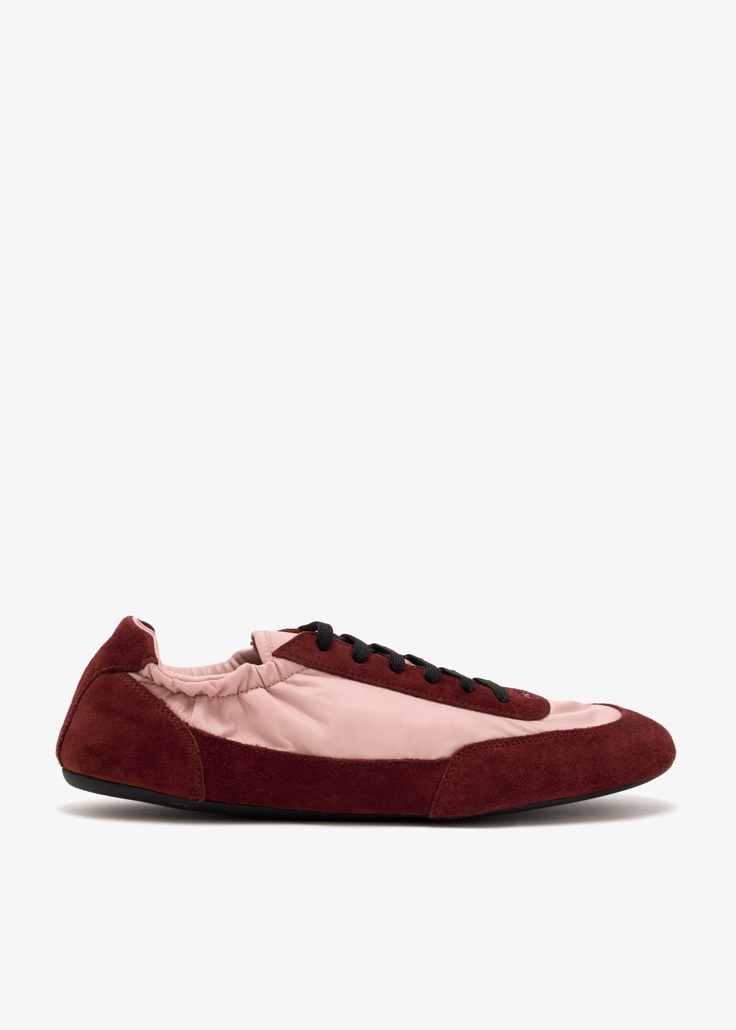

Collapse Re-Nylon and suede sneakers, Pink