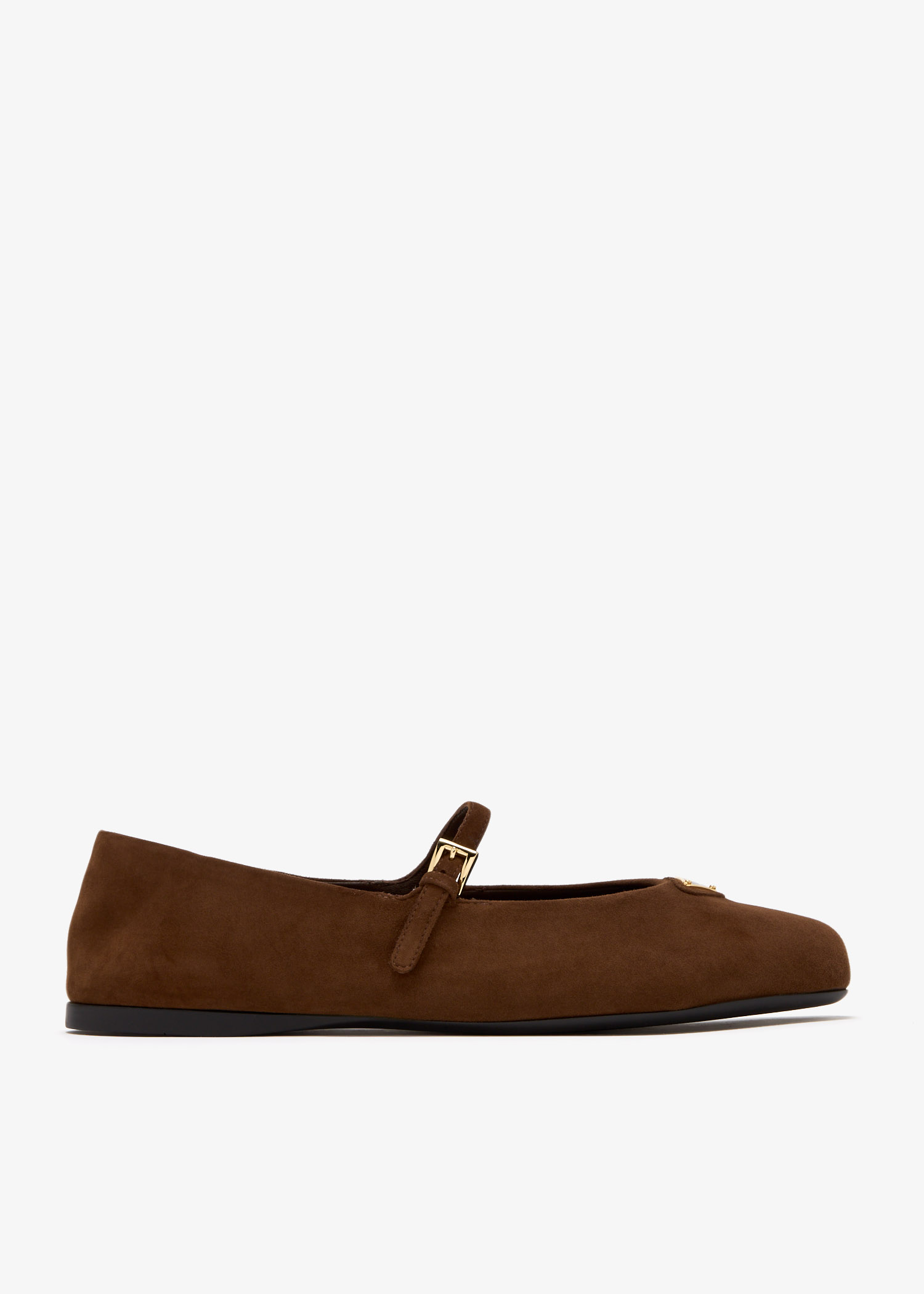 

Suede ballerinas, Brown