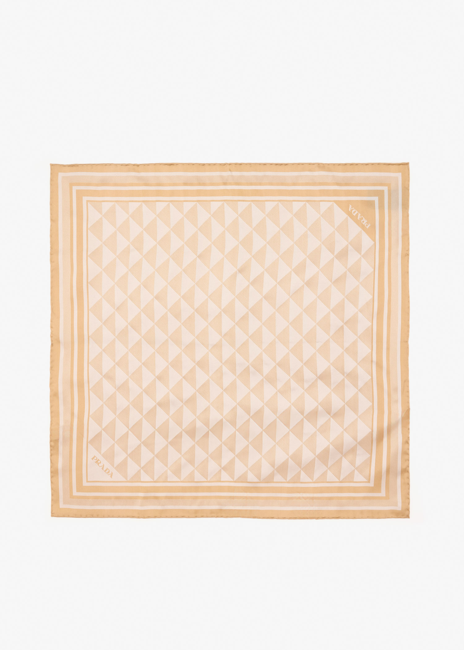 

Jacquard silk scarf, Printed
