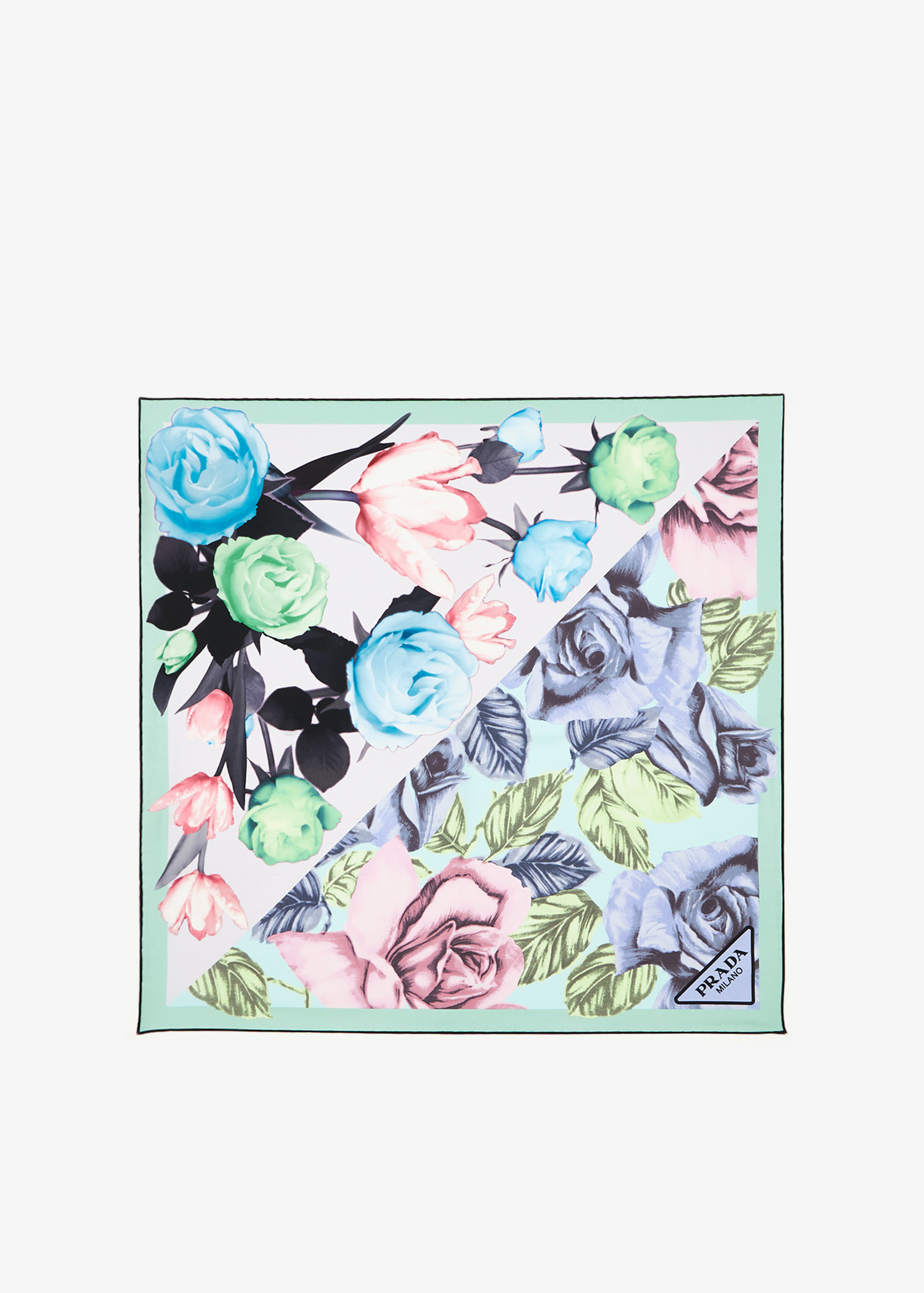 

Printed twill scarf, Prints