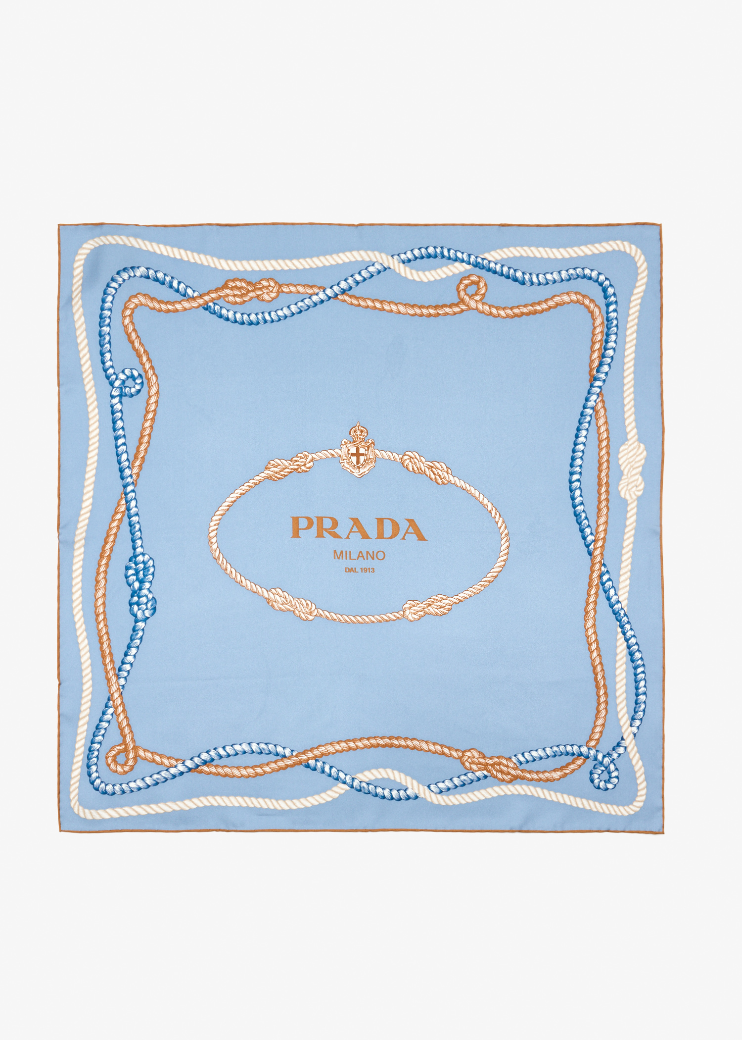 

Printed silk twill scarf