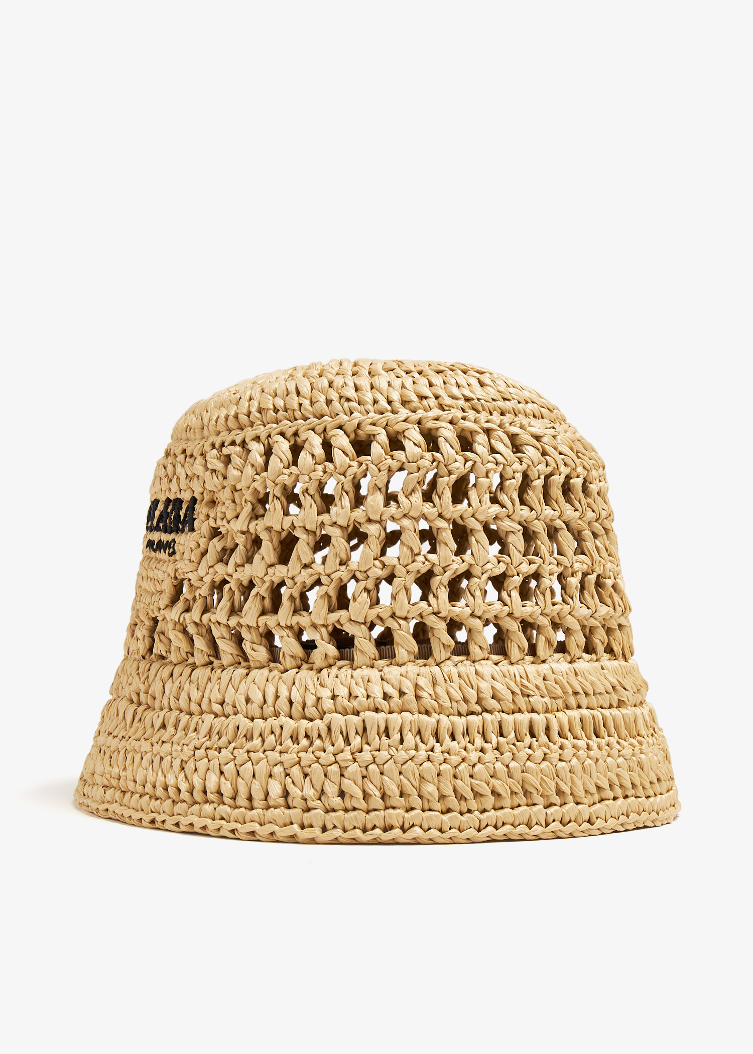 

Crochet bucket hat, Beige