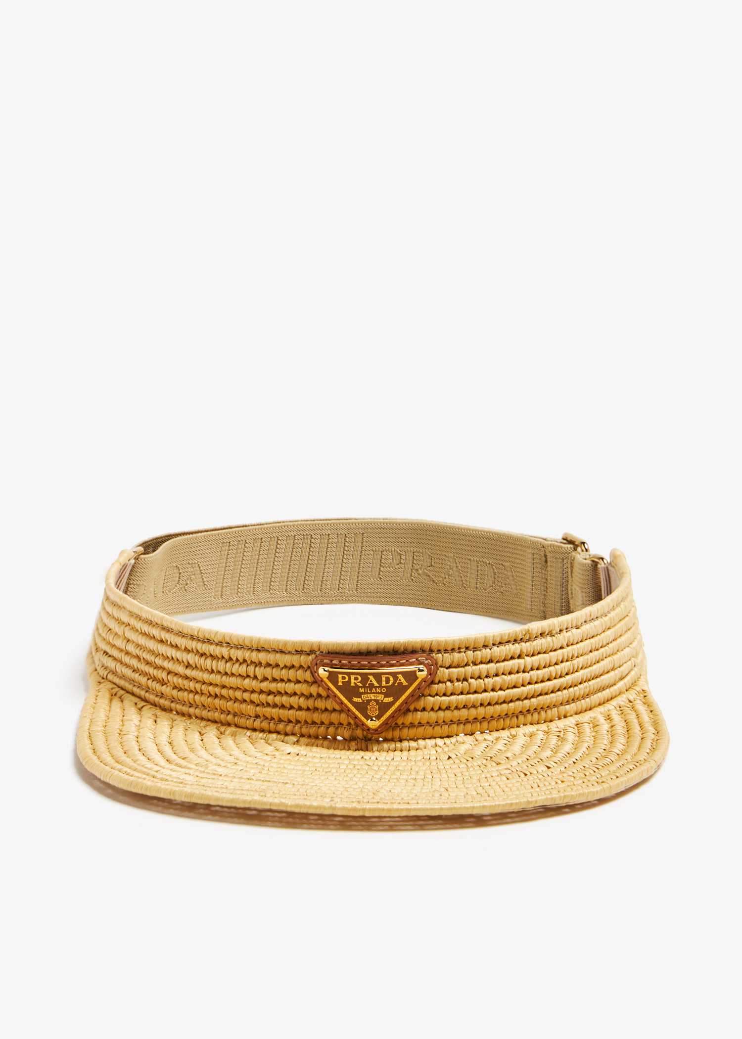 

Crochet visor, Beige