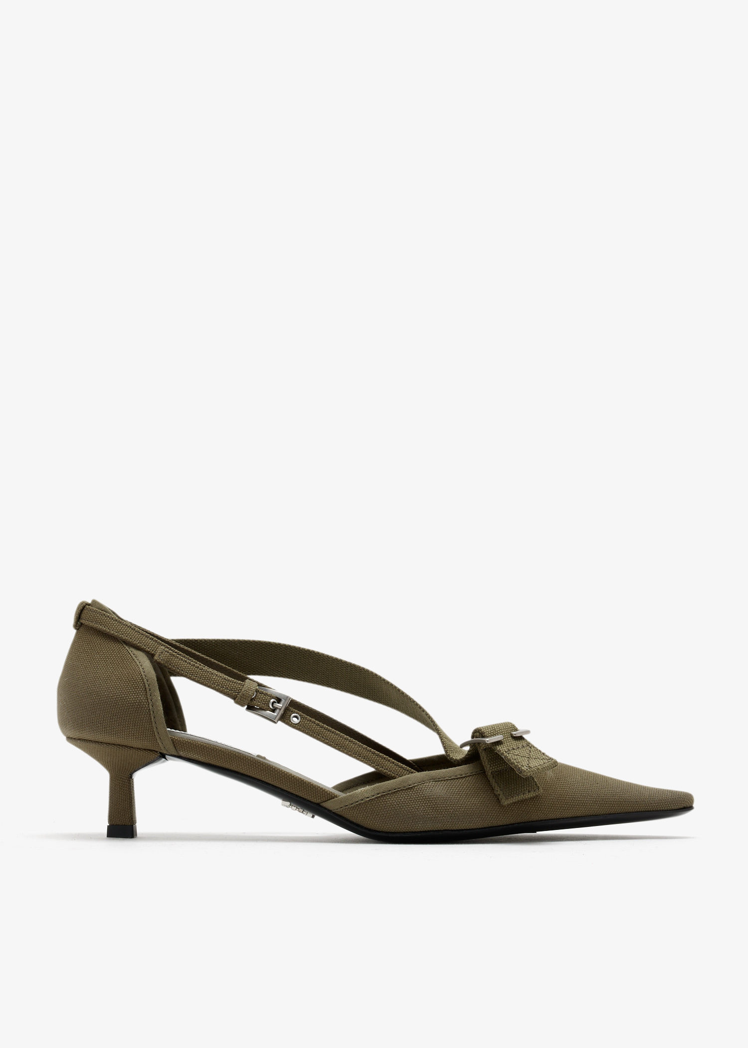

Canvas pumps, Khaki