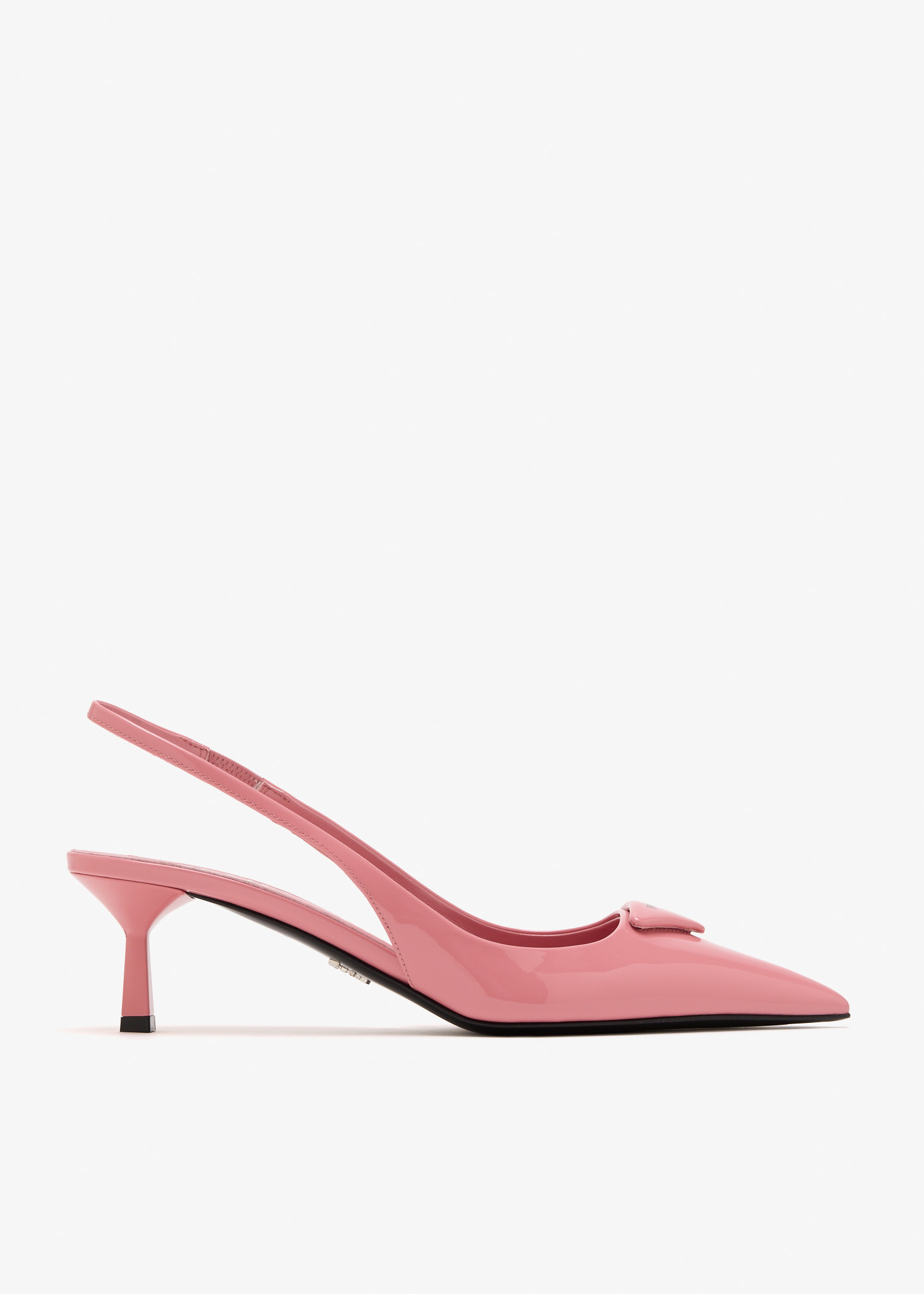 

Patent leather slingback pumps, Pink