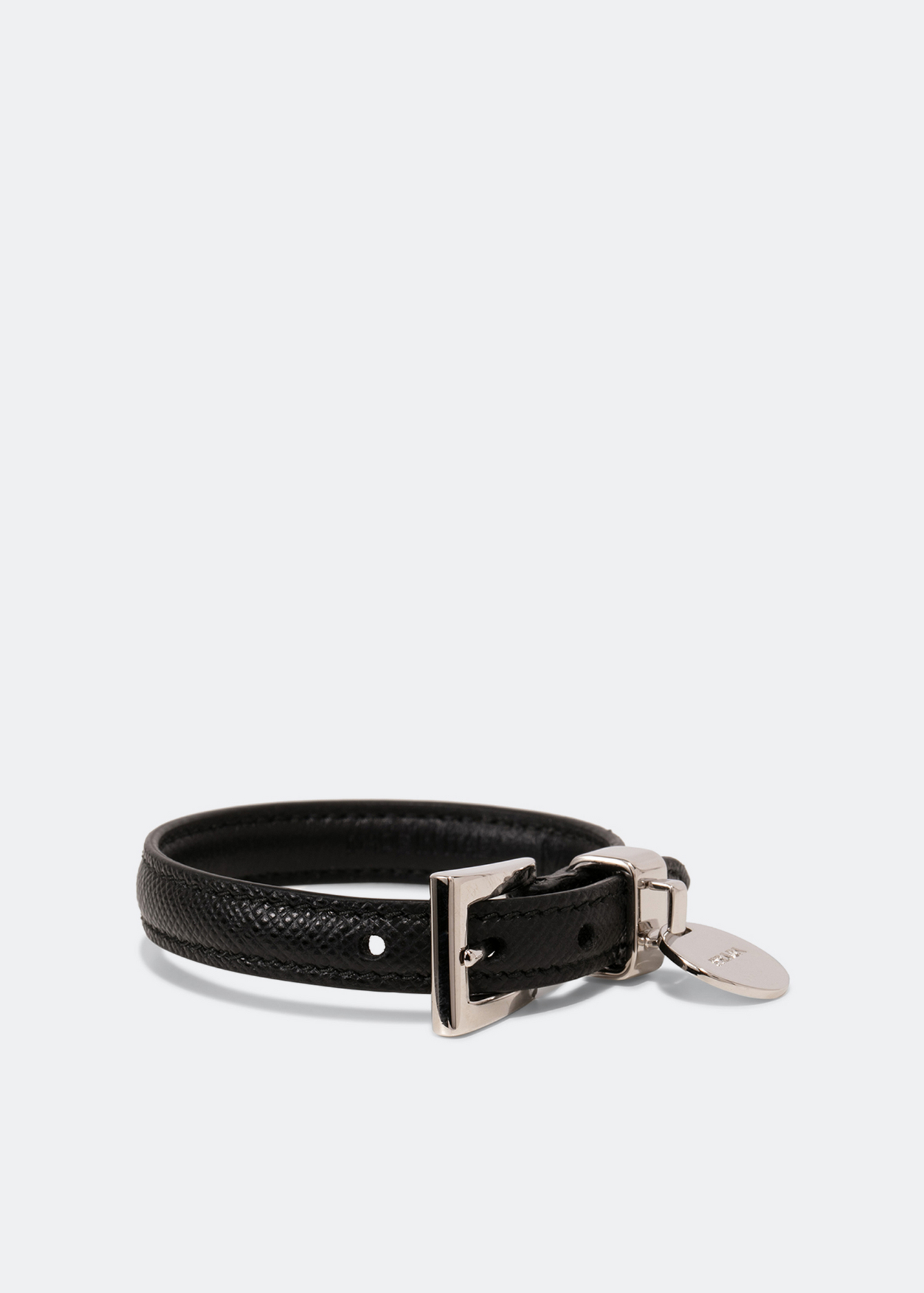 

Saffiano leather bracelet, Black