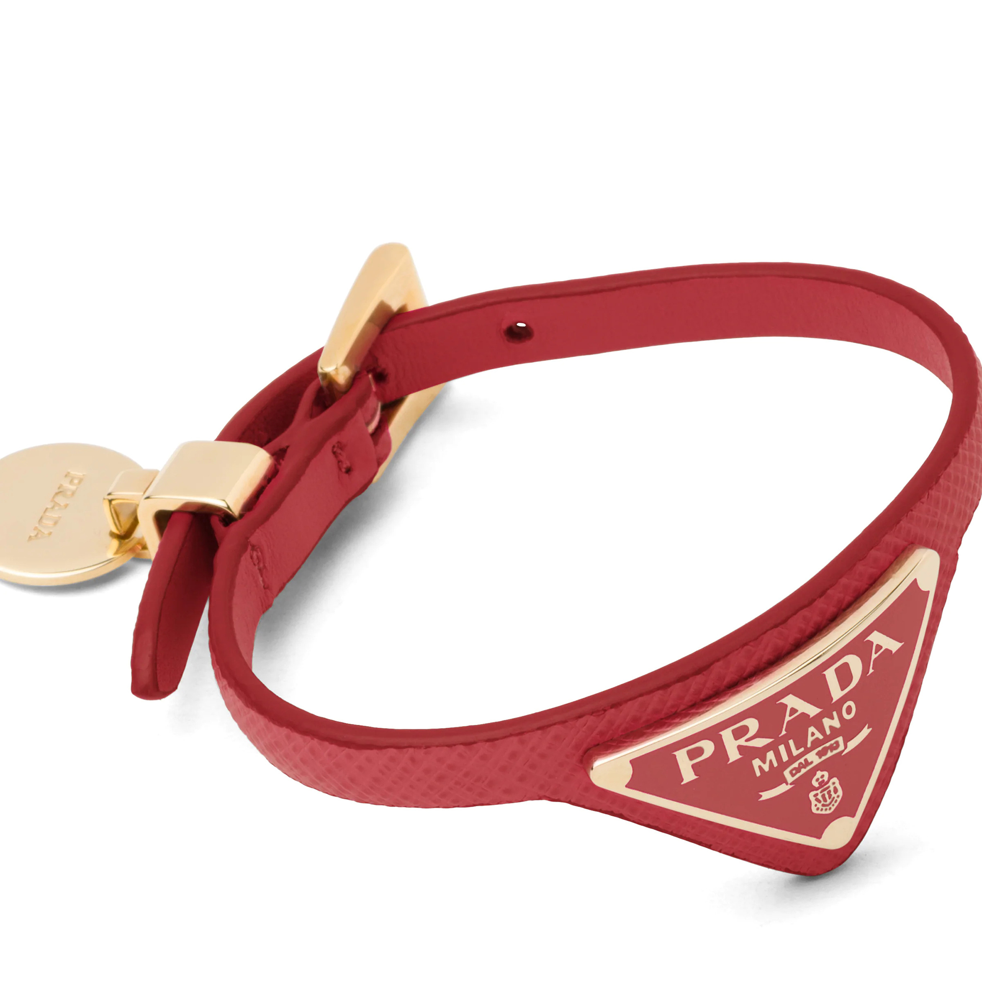 

Leather bracelet, Red