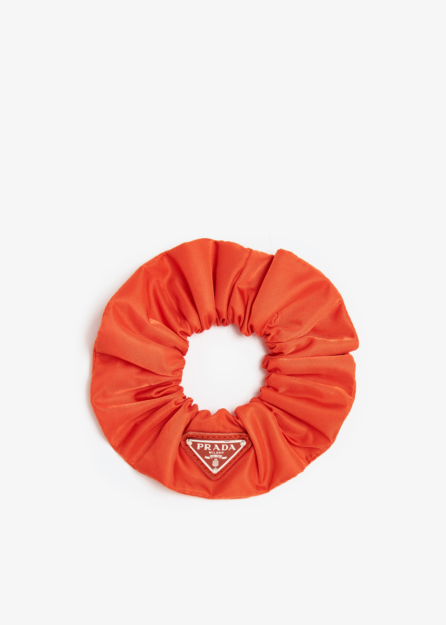 

Re-Nylon scrunchie, Orange