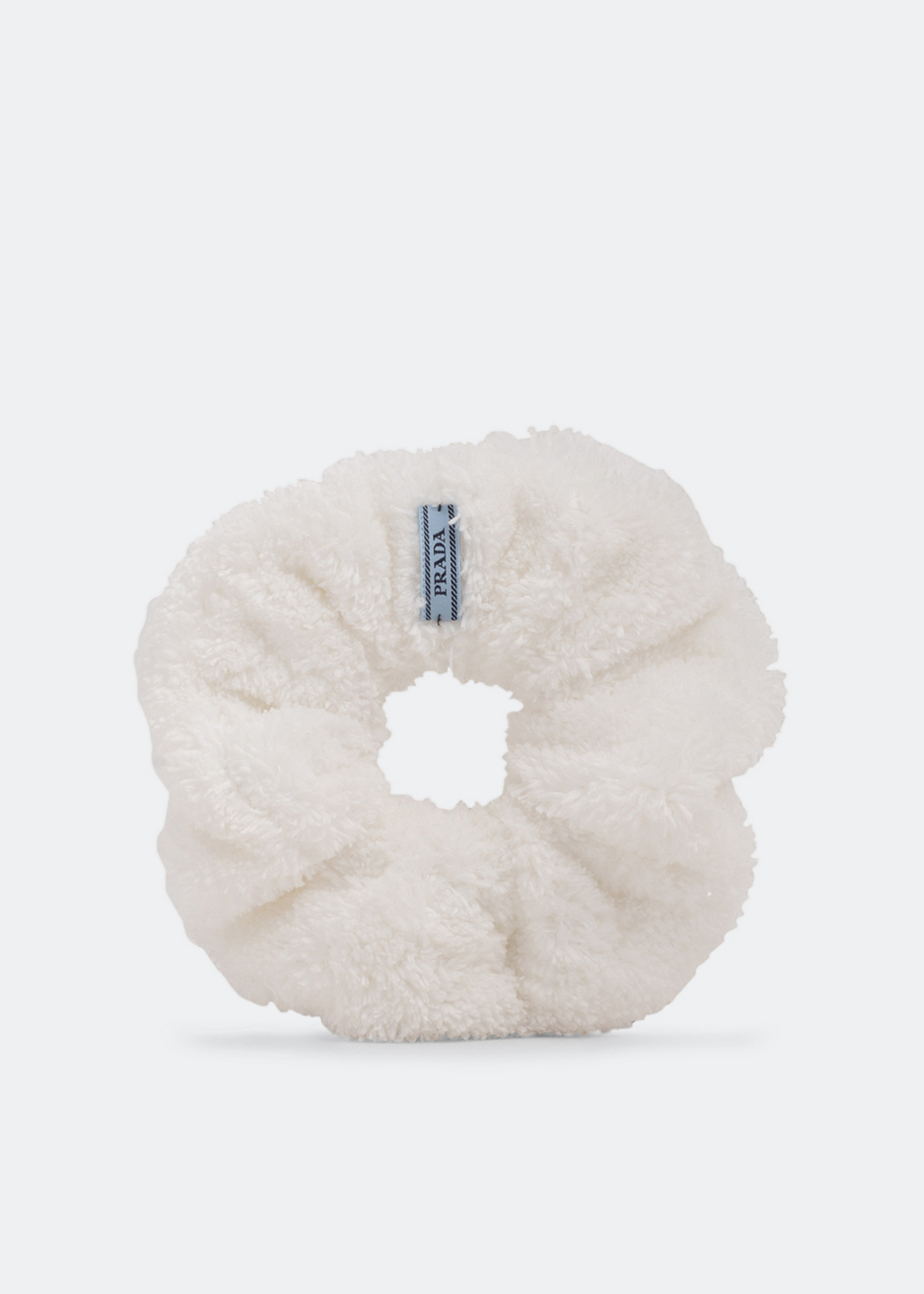 

Terry scrunchie, White