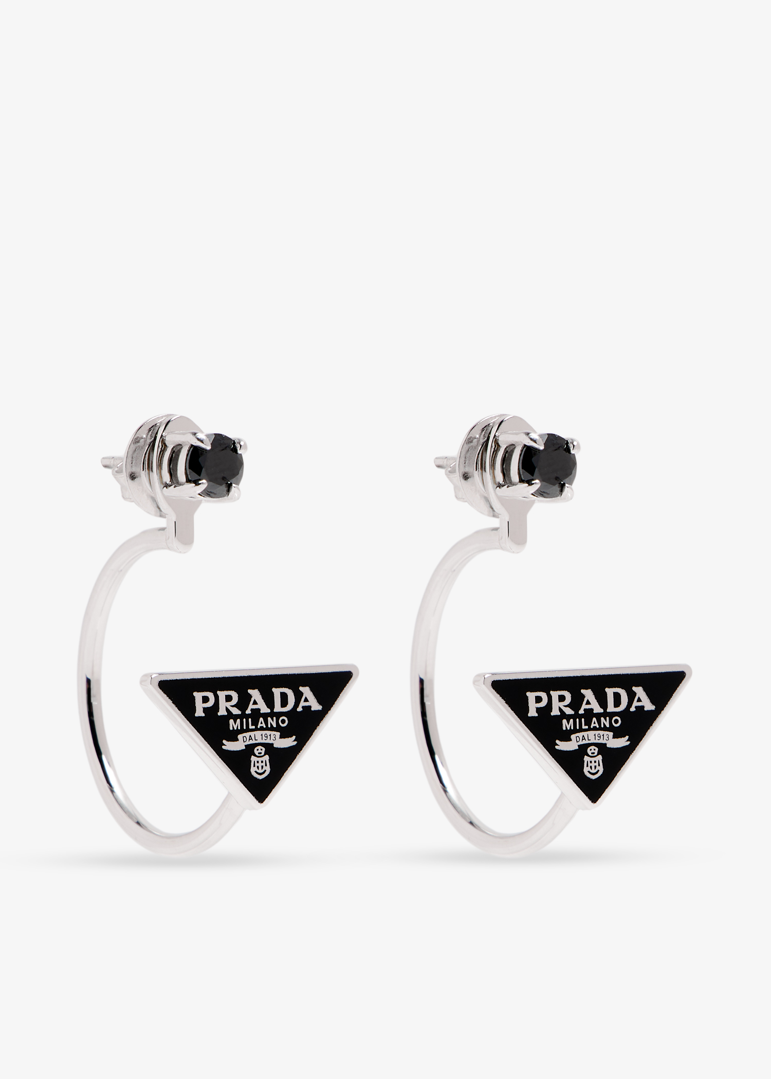 

Prada Symbole earrings, Black