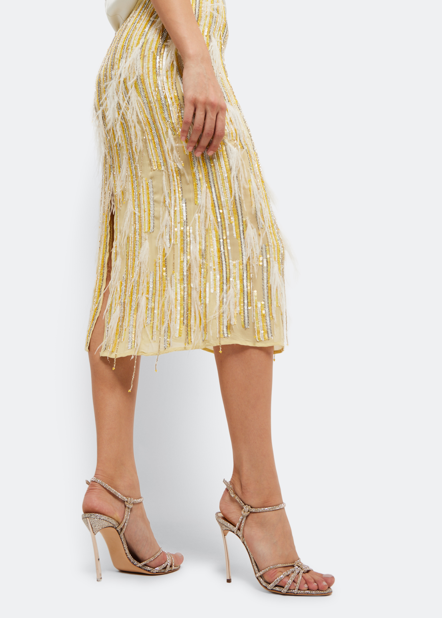 

Blade sandals, Gold