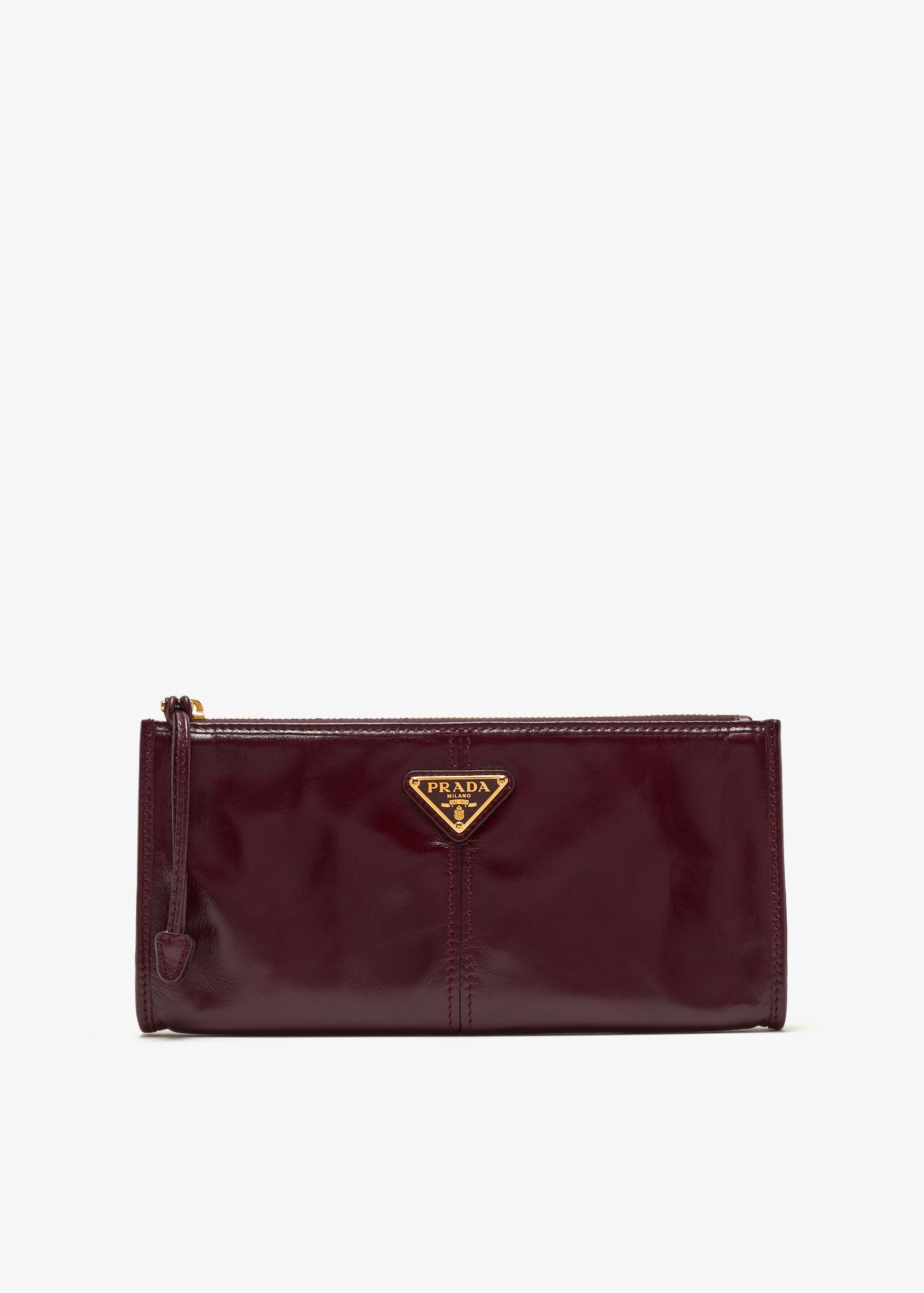 

Leather pouch, Burgundy
