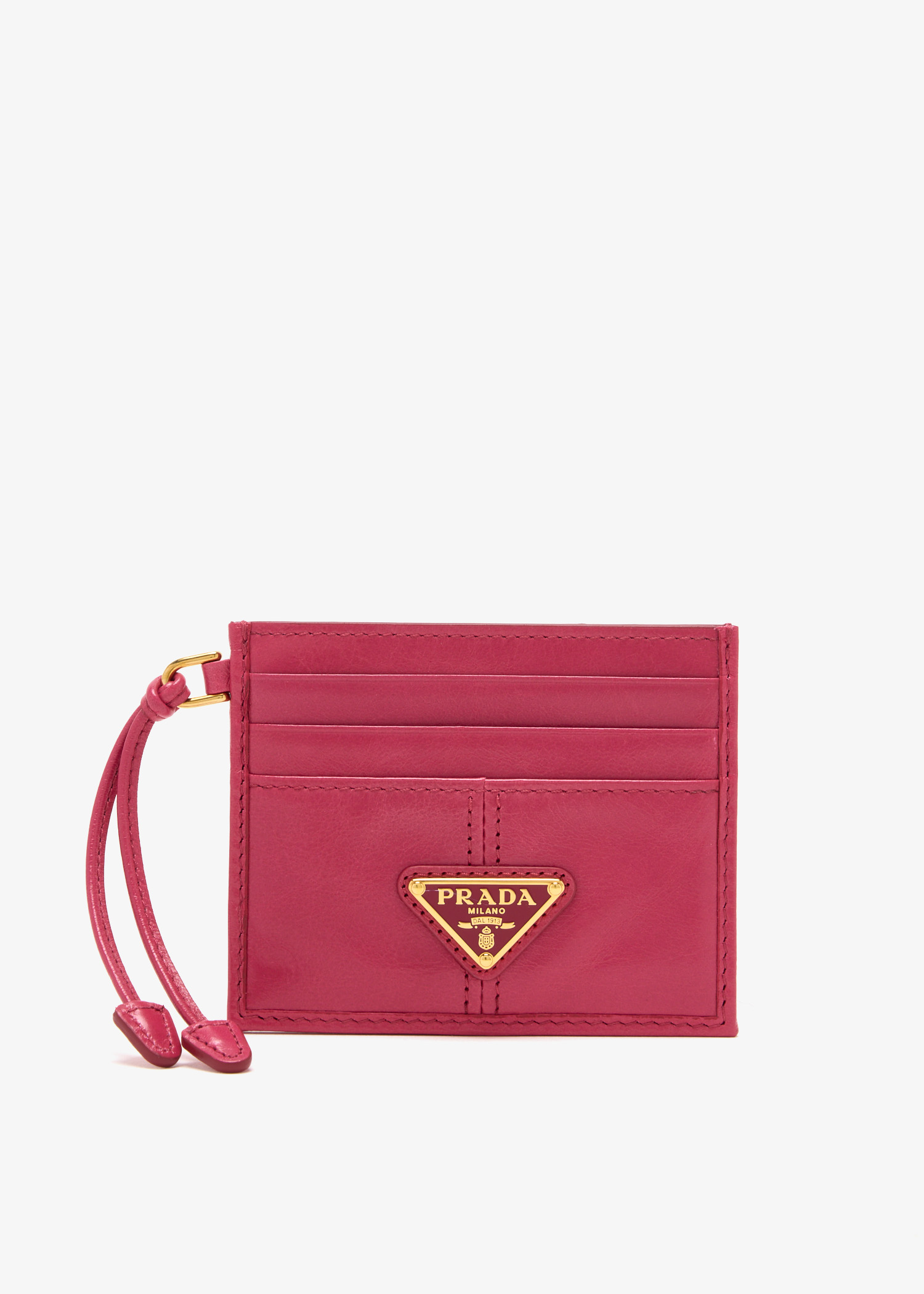 

Leather card holder, Pink