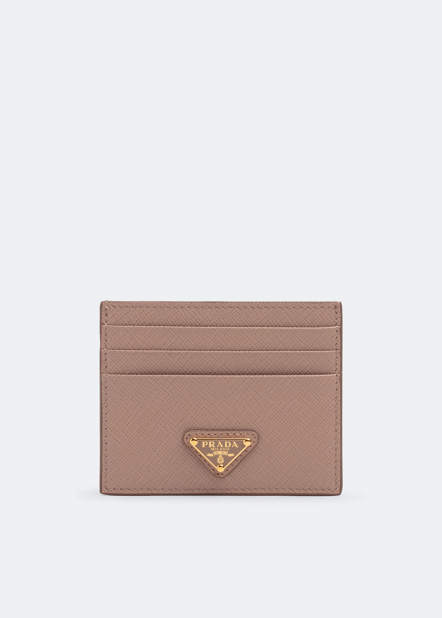 

Saffiano leather cardholder, Beige