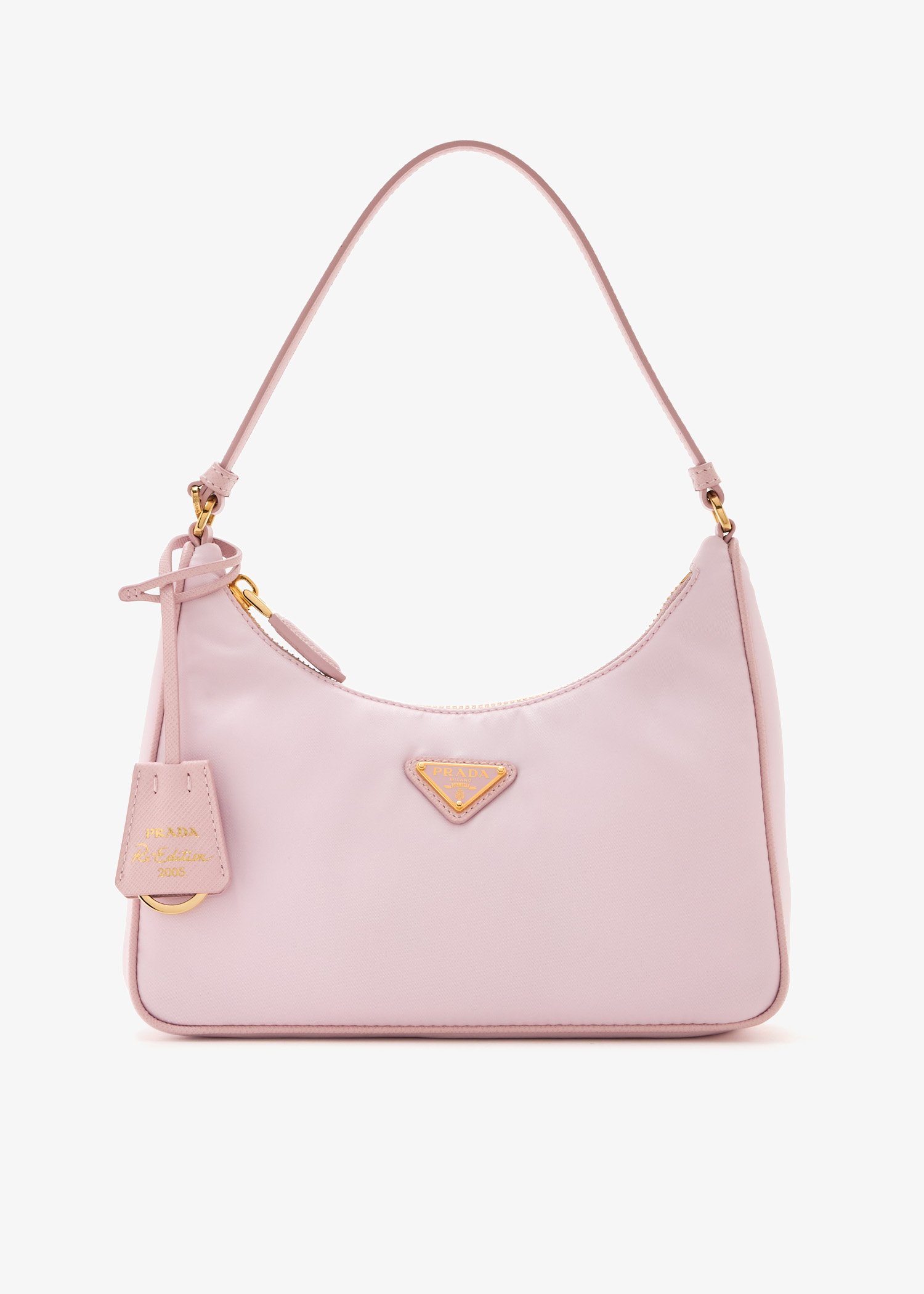 

Prada Re-Edition 2005 Re-Nylon and Saffiano mini bag, Pink
