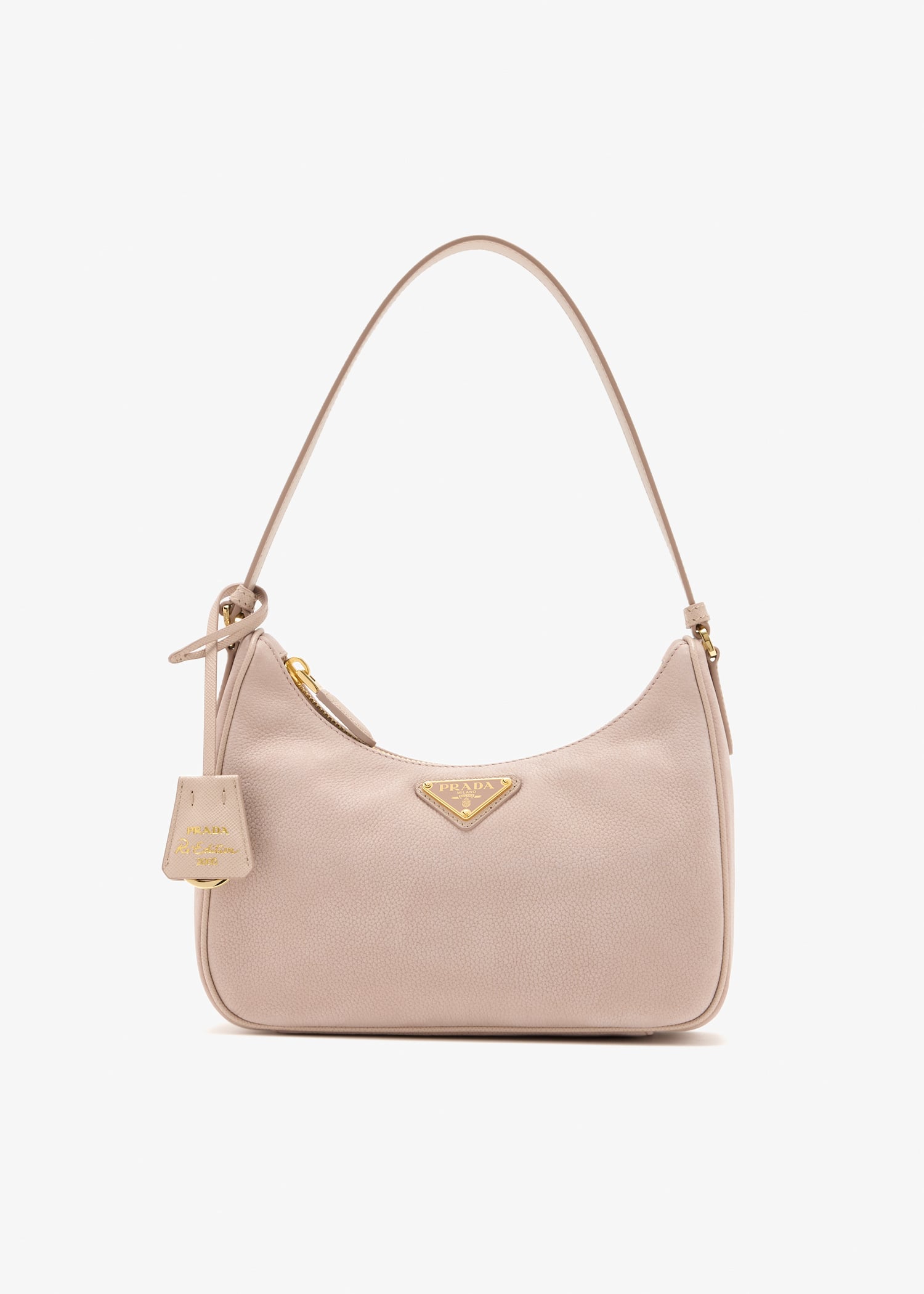 

Prada Re-Edition 2005 nubuck and Saffiano leather mini bag, Pink