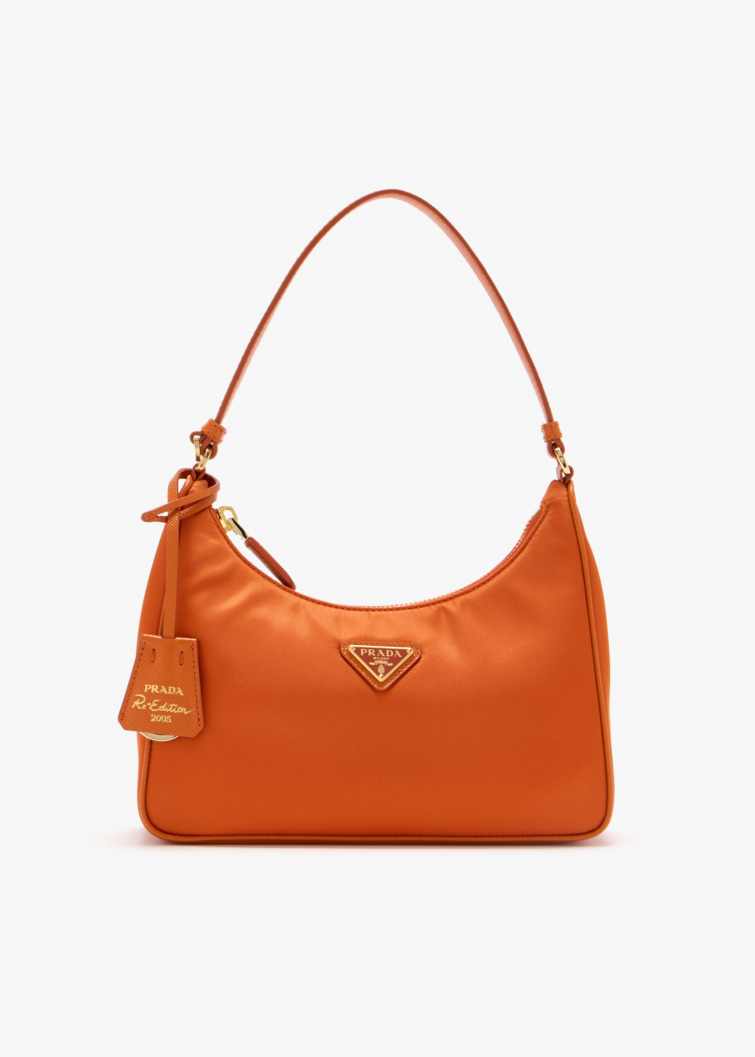 

Prada Re-Edition 2005 Re-Nylon and Saffiano mini bag, Orange