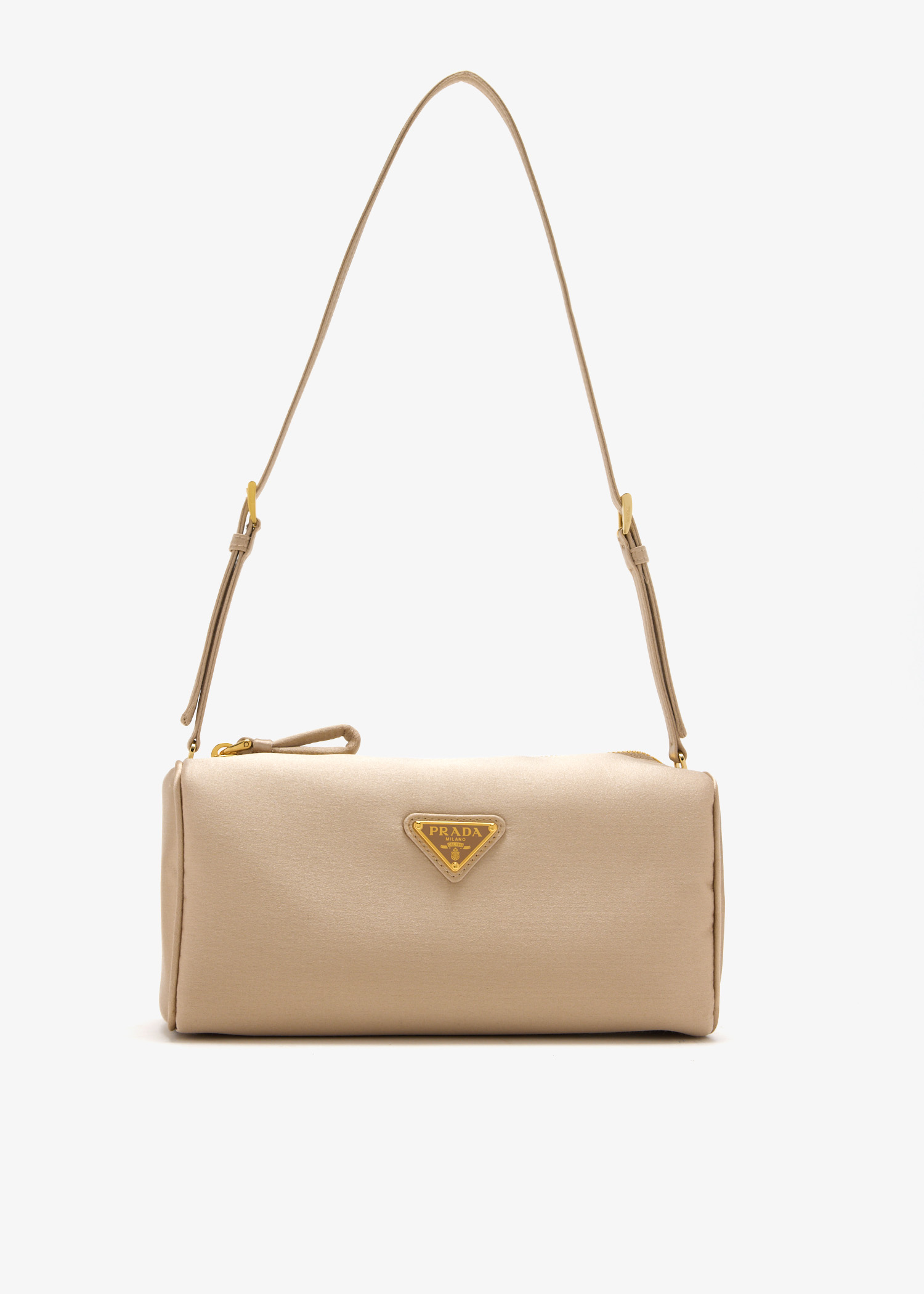 

Satin mini-bag, Beige