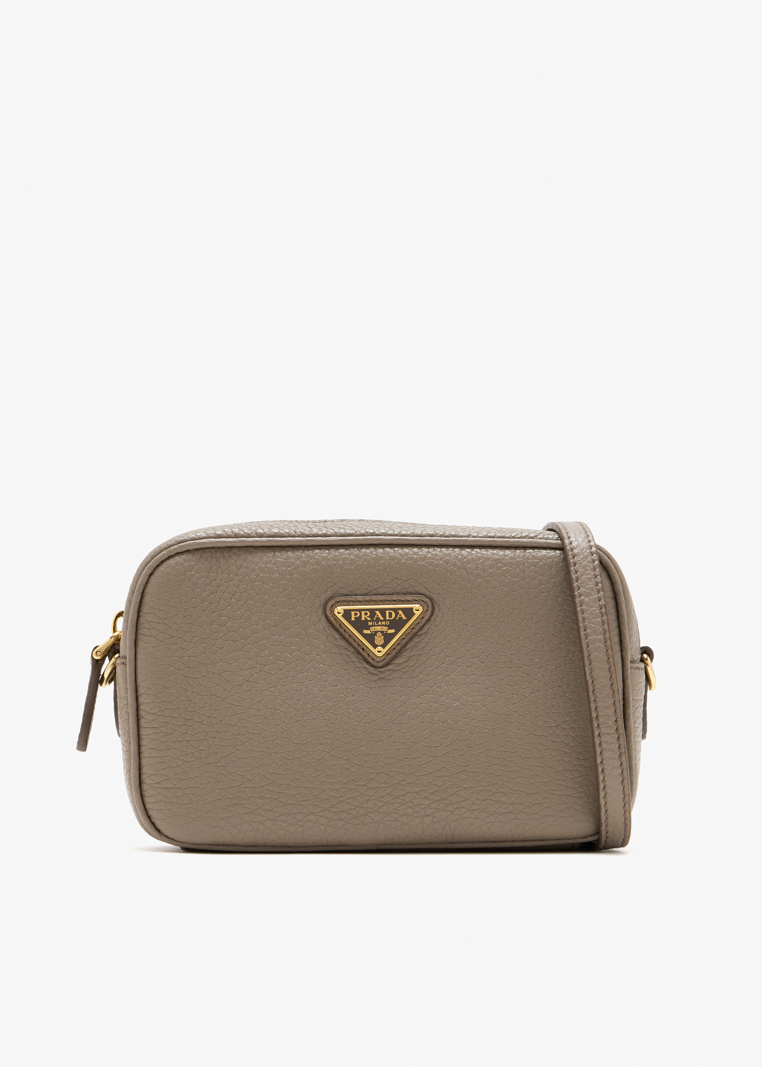 

Leather mini bag, Taupe