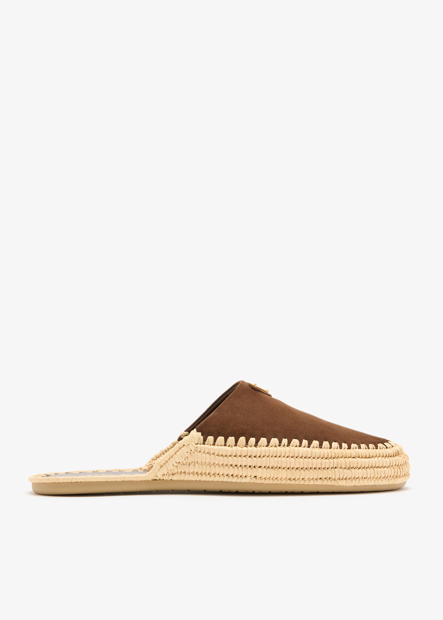 

Suede slippers, Brown
